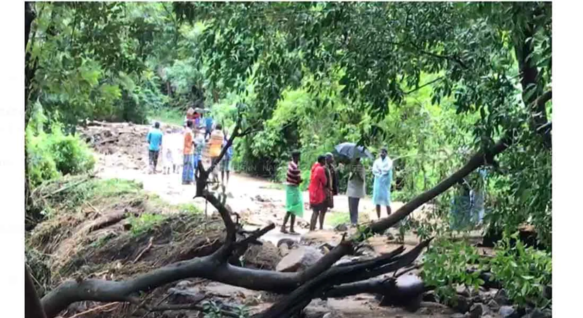 Heavy rainfall in the Western Ghats ...