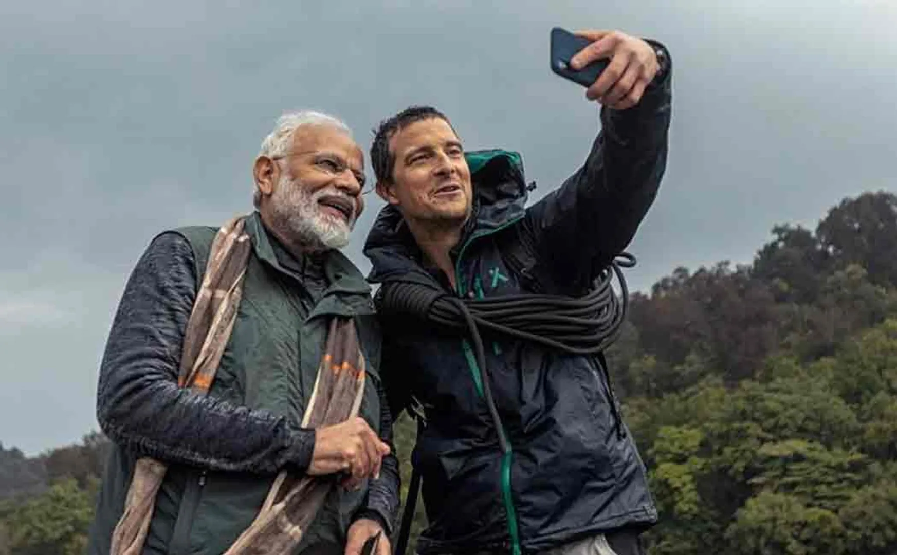 bear grylls about modi in man vs wild