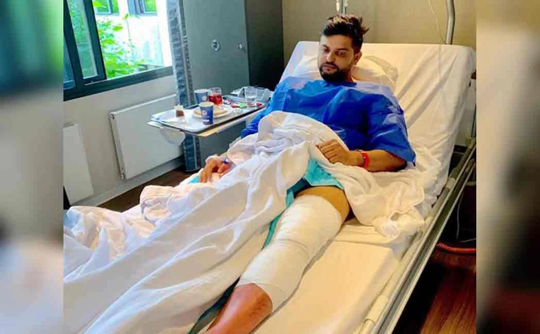 suresh raina underwent a knee operation