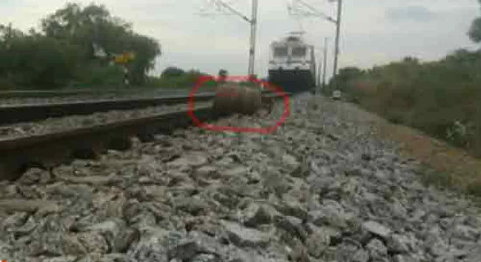 Youth on railway track to earn in YouTube! 