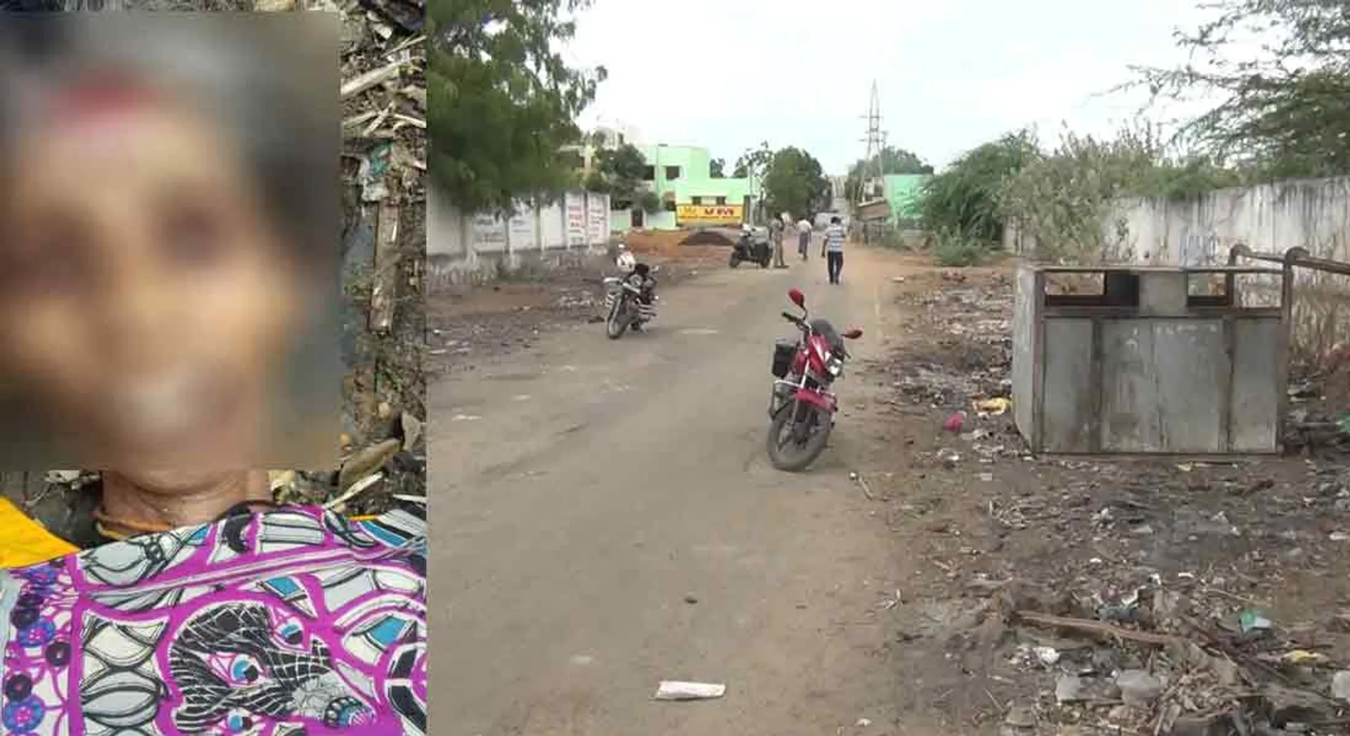 Mother's corpse in the trash as there is no money to funeral