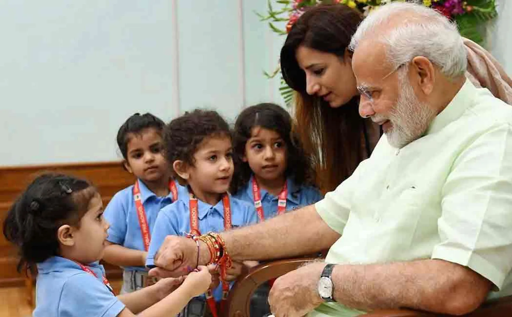 modi raksha bandhan celebrations