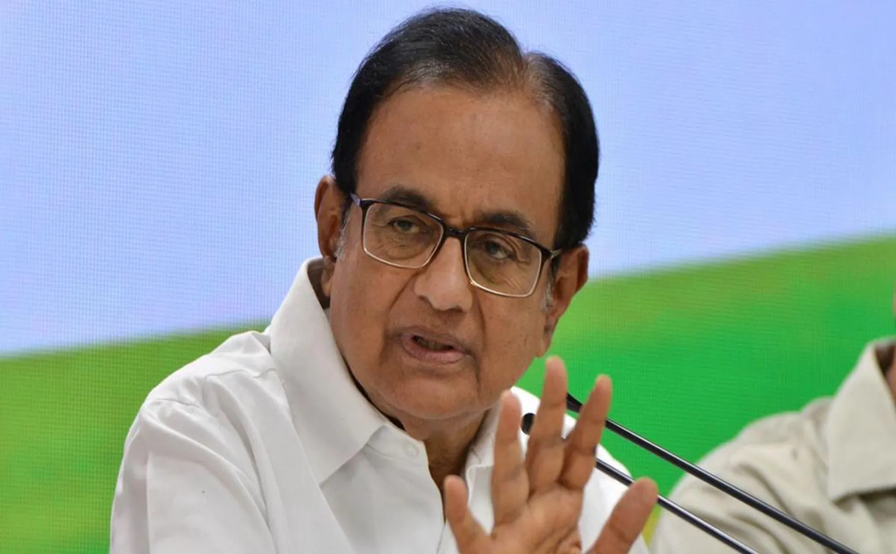 delhi congress party office p chidambaram called press meet