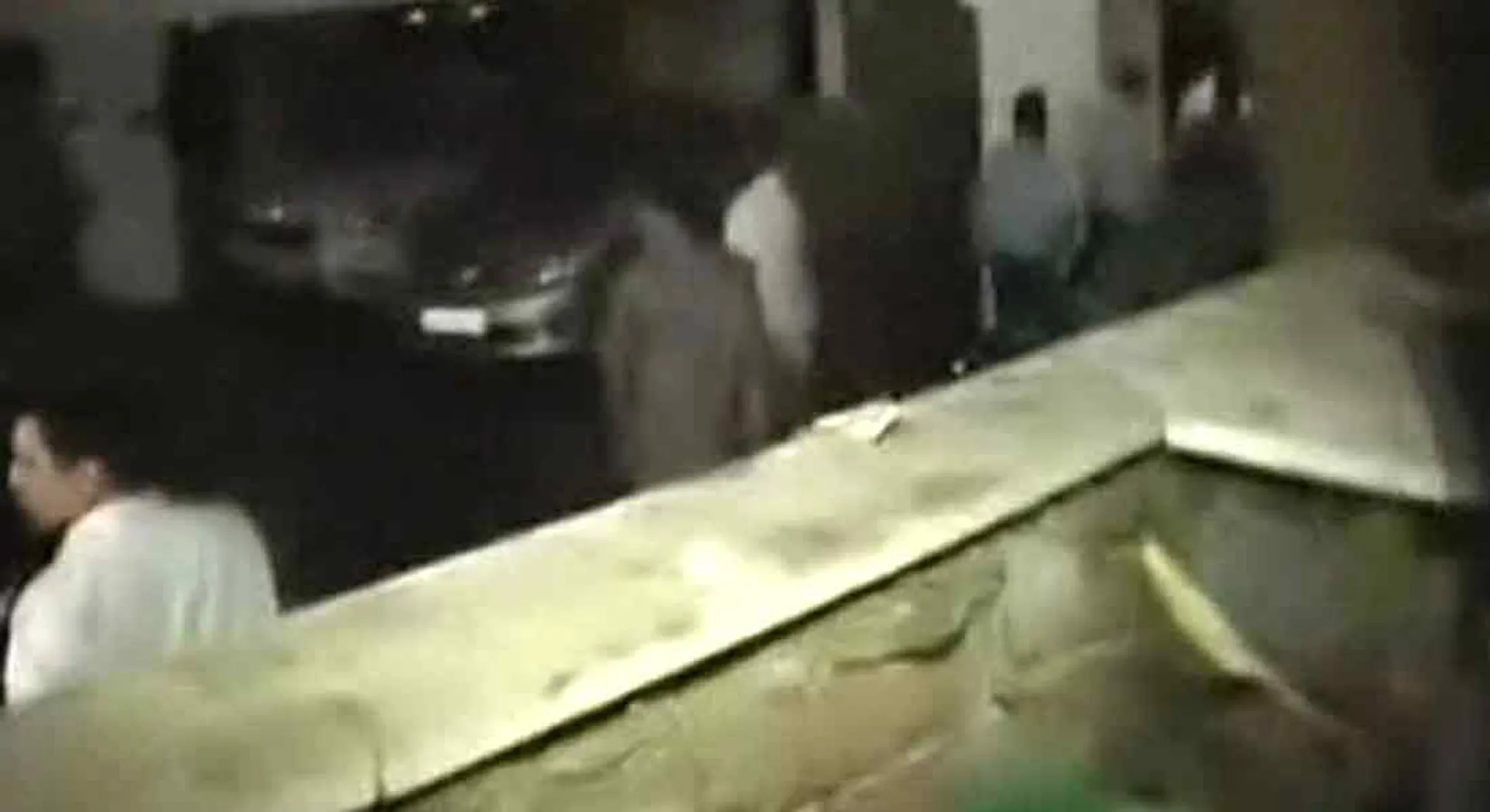  CBI officers jumping into the house of P Chidambaram