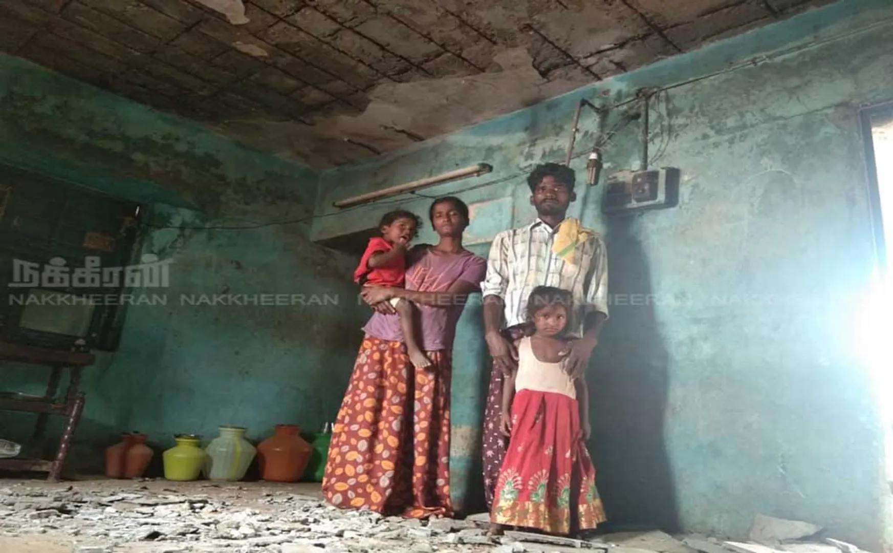 cuddalore district viruthachalam Residential residents live in fear as houses collapse in Samathapuram