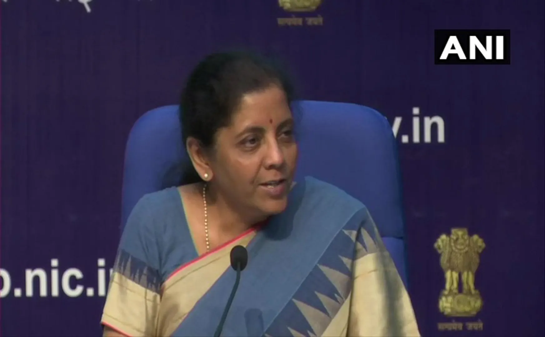 union finance minister nirmala sitharaman press meet based on economic speech