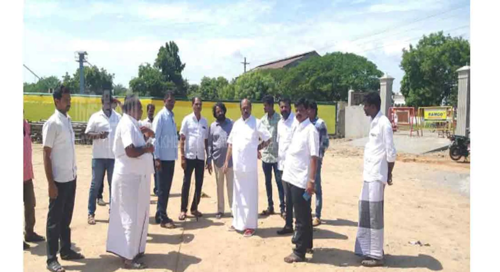  The great ceremony of the DMK -  work started!
