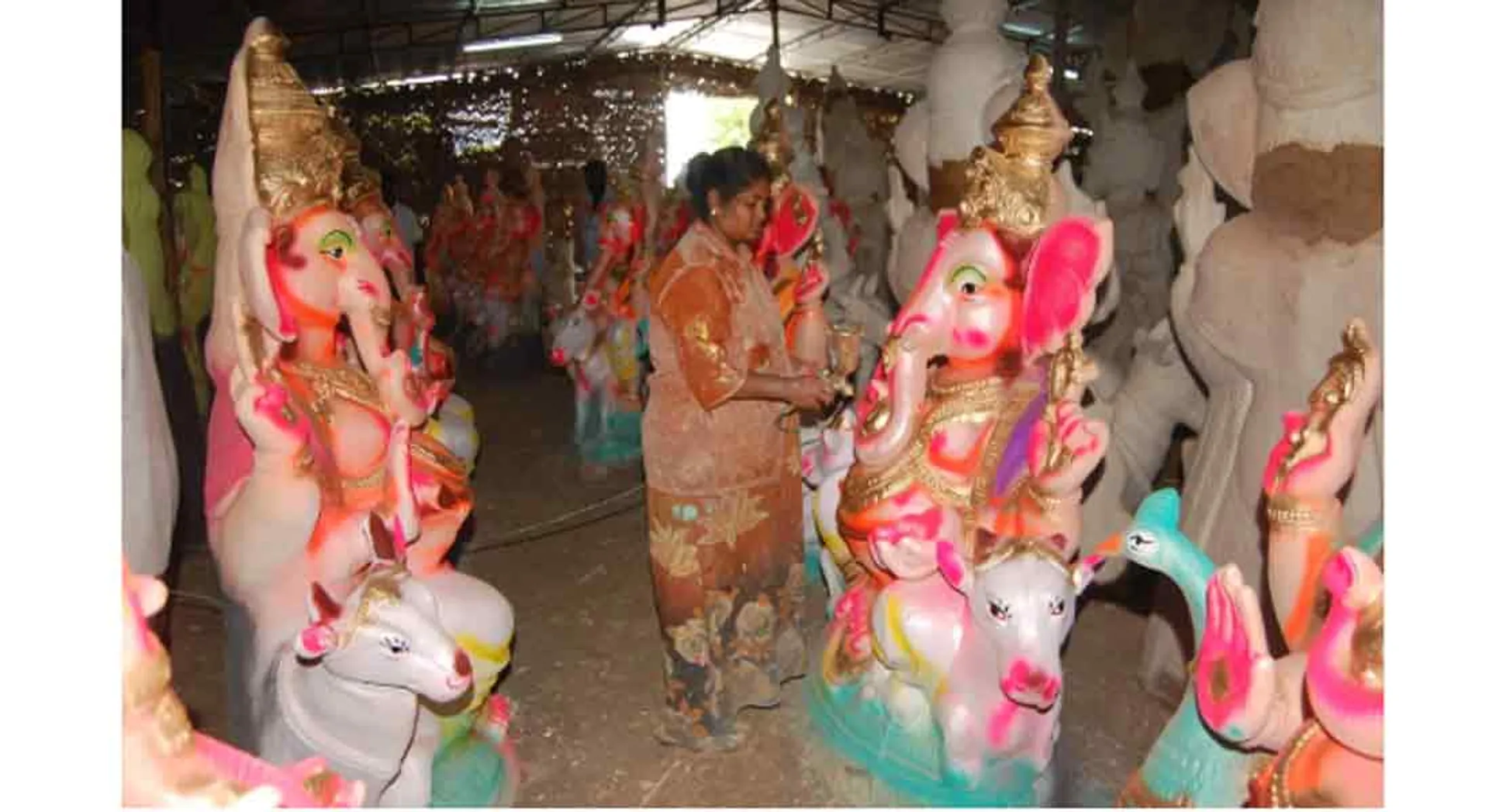 Ganesha statue production