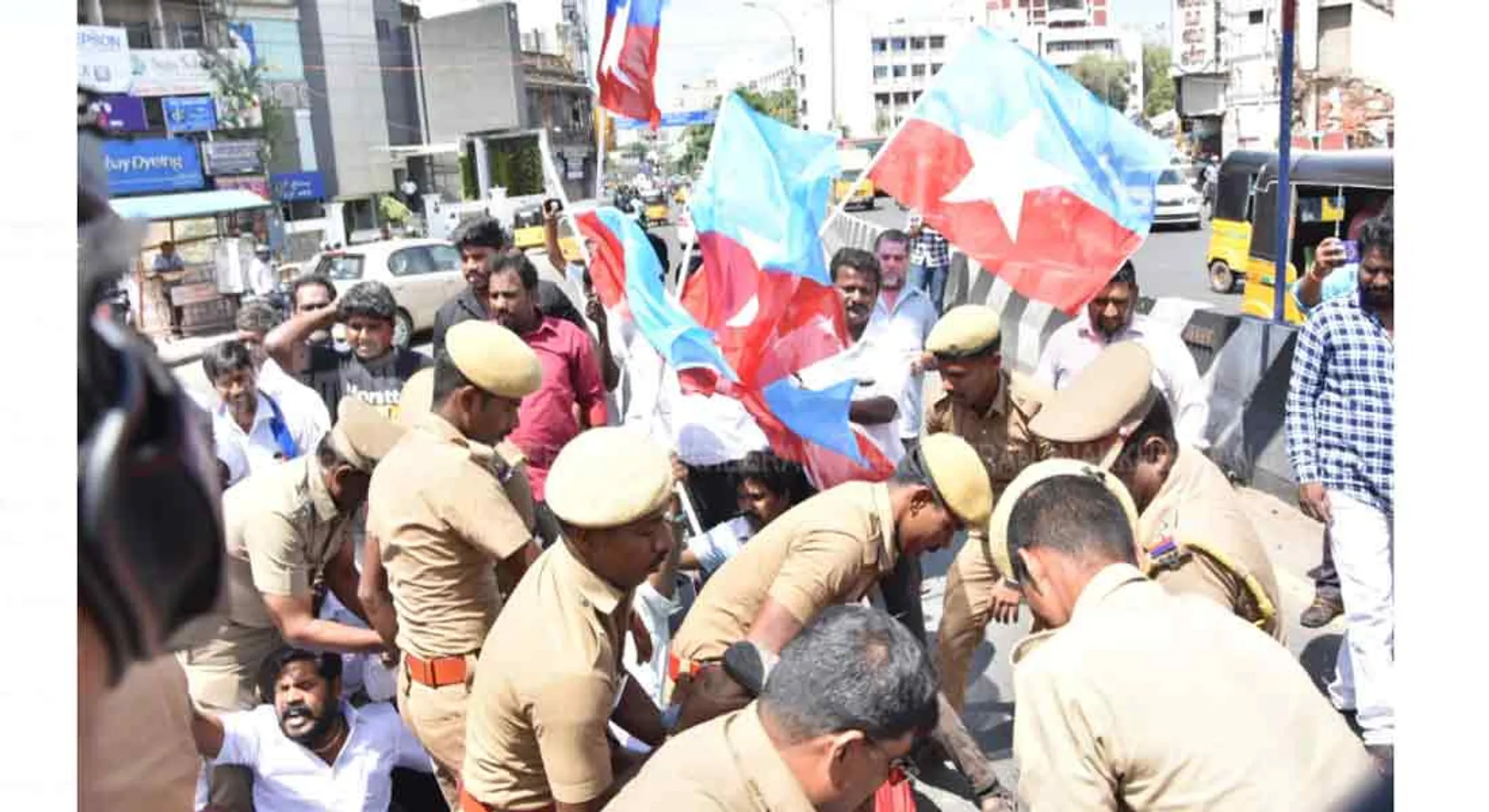  vck demonstration in Chennai ... (pictures)