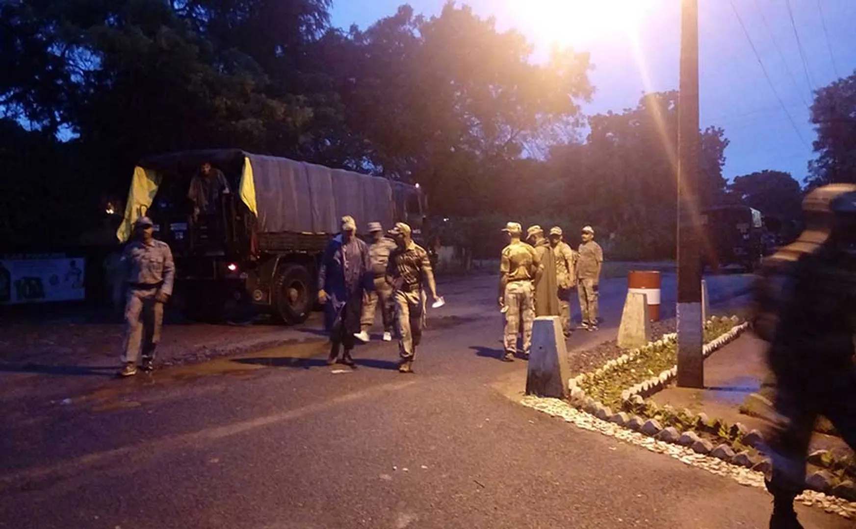chennai army house board two military man fire incident