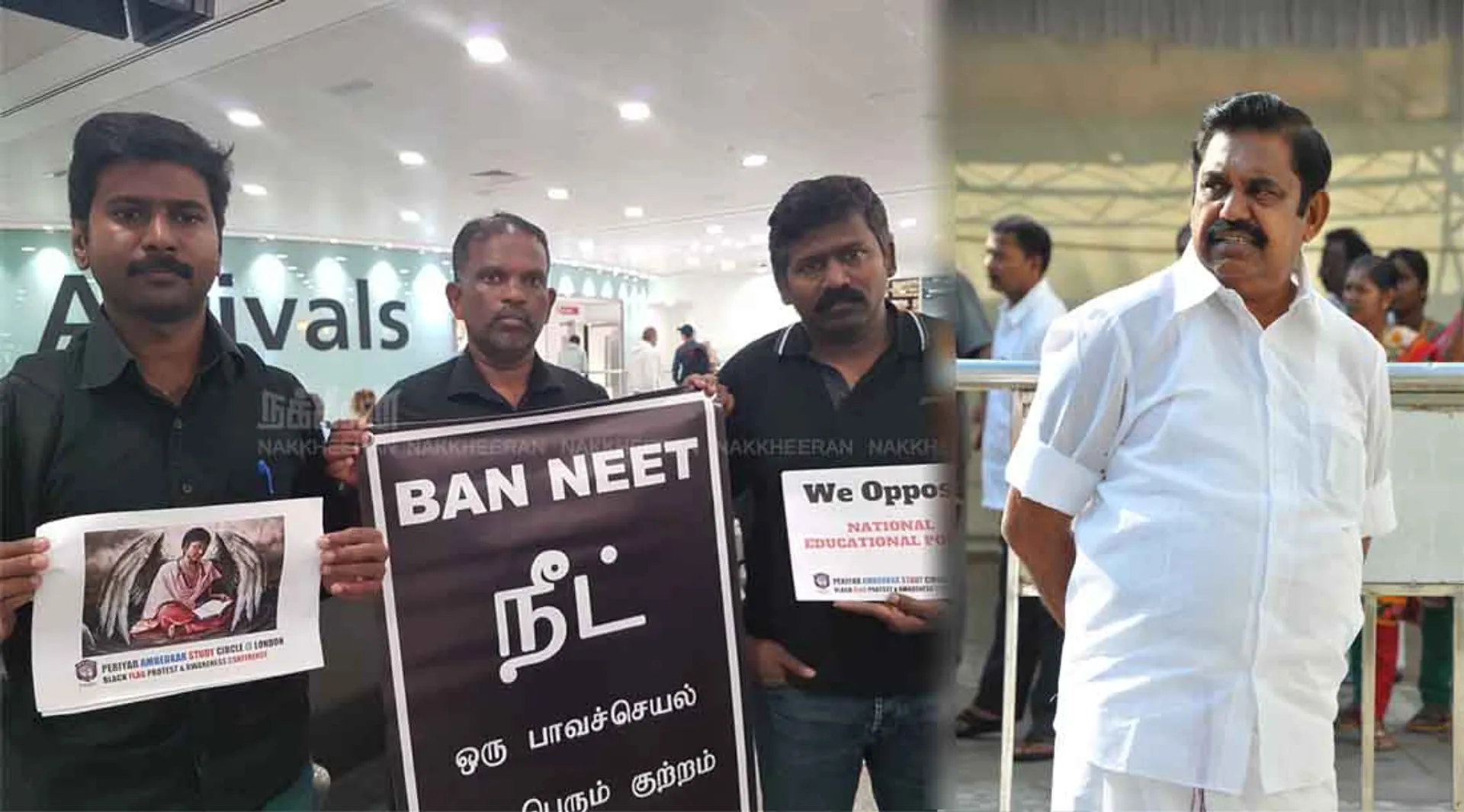 Protest against Edappadi Palanisamy in London