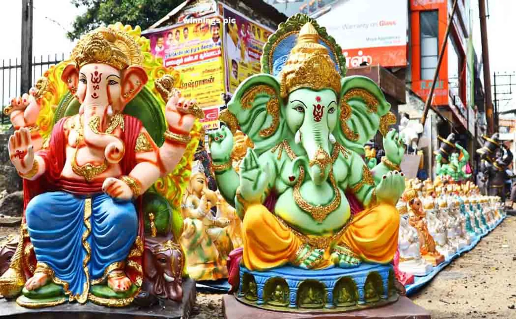 kanyakumari vinayagar statue in manufacturing over different shap types 