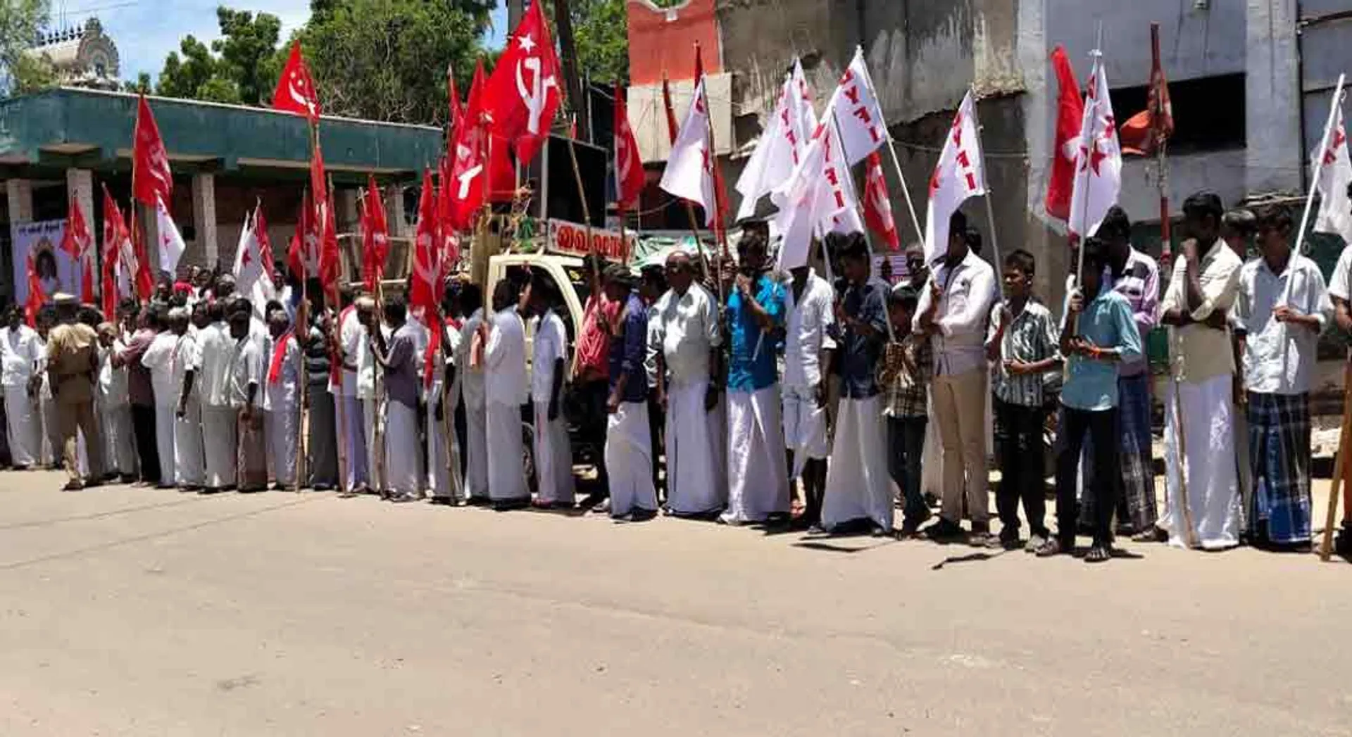 Sand mining in the ministerial constituent... protest 