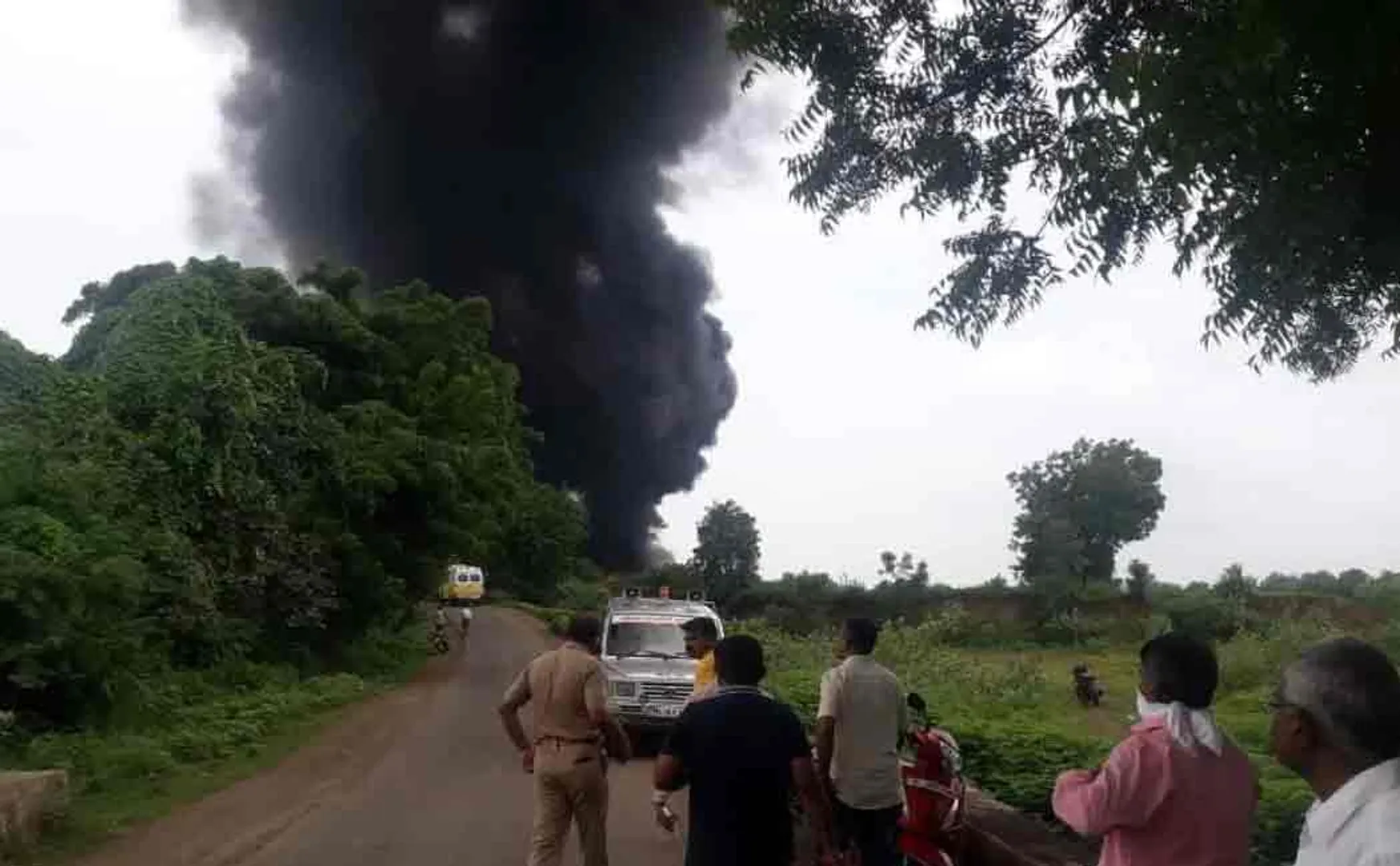 chemical factory fire accident in maharashtra