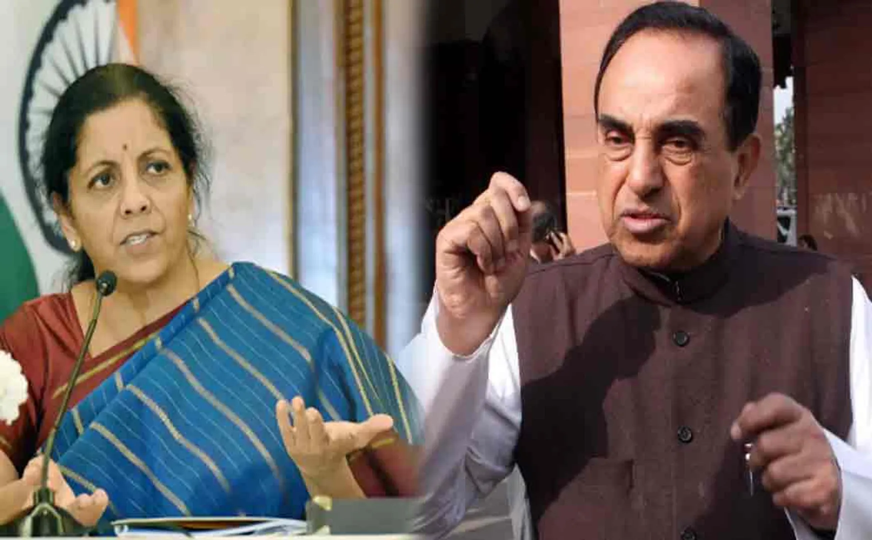 subramanian swami critizise nirmala sitaraman