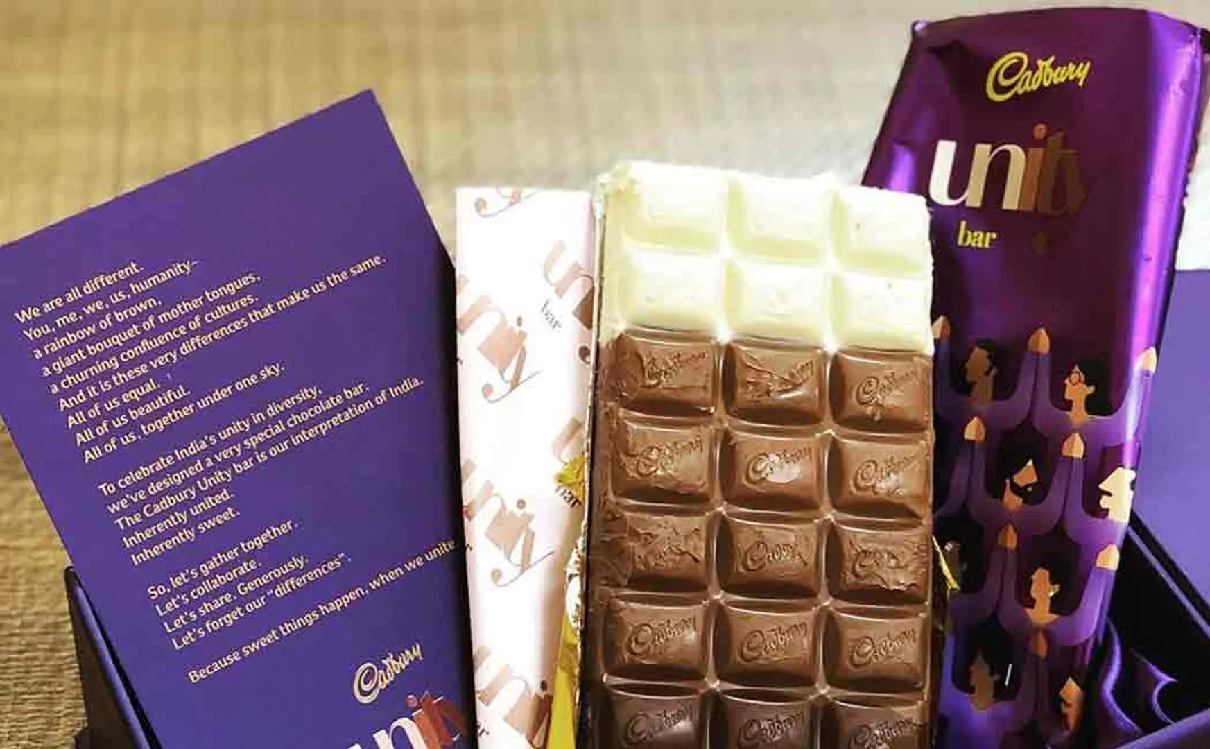 dairy milk unity bar creates controversy