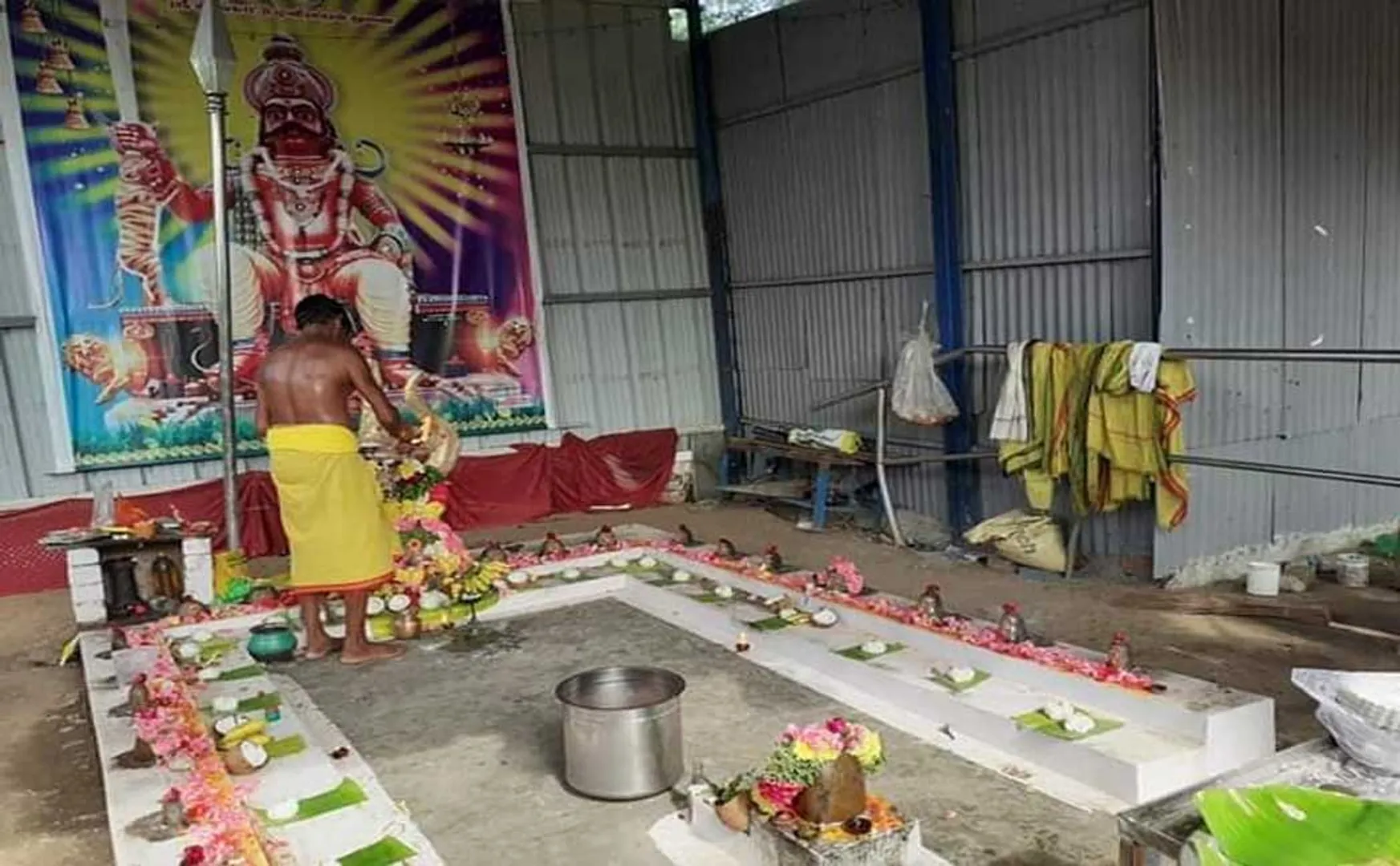 salem steel plant issue employees going to temple in pooja