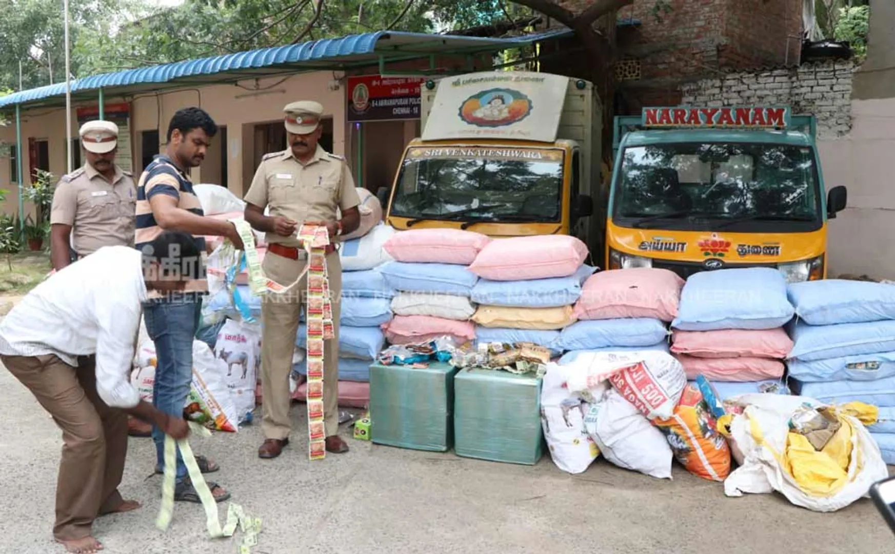 Police ride for gutka