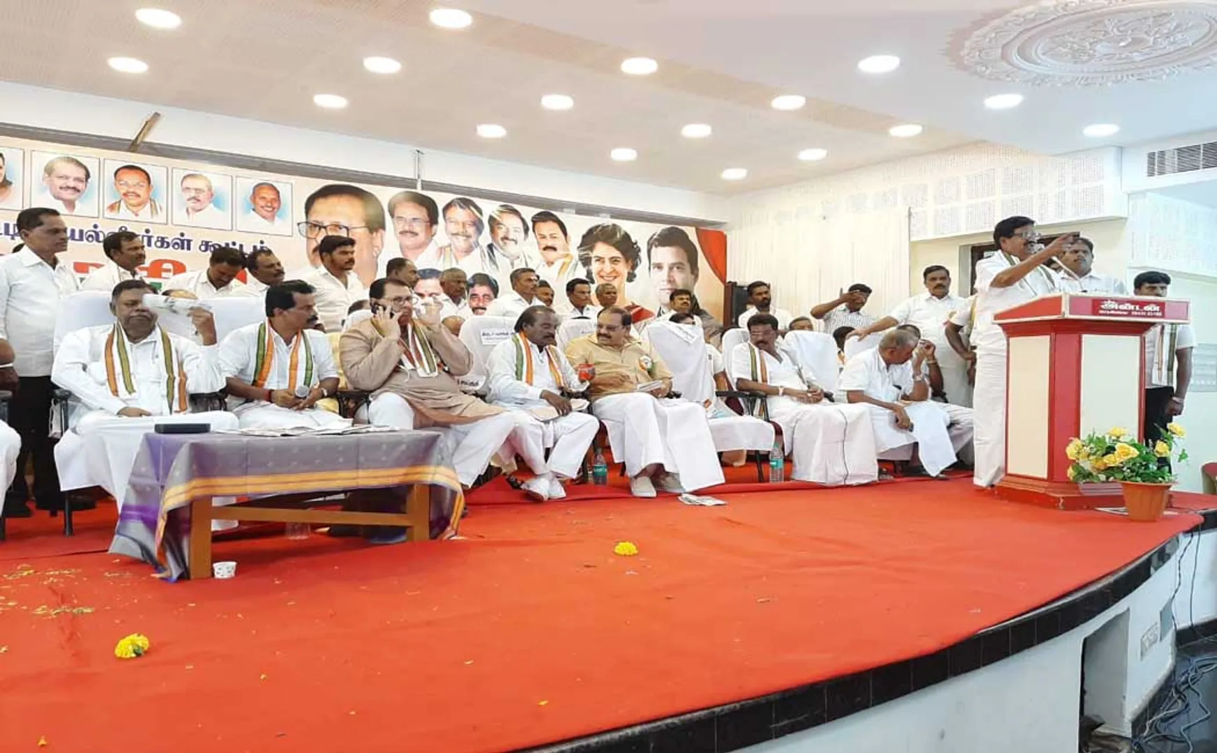 nanguneri assembly by election congress and dmk congress state president ks azhagiri 