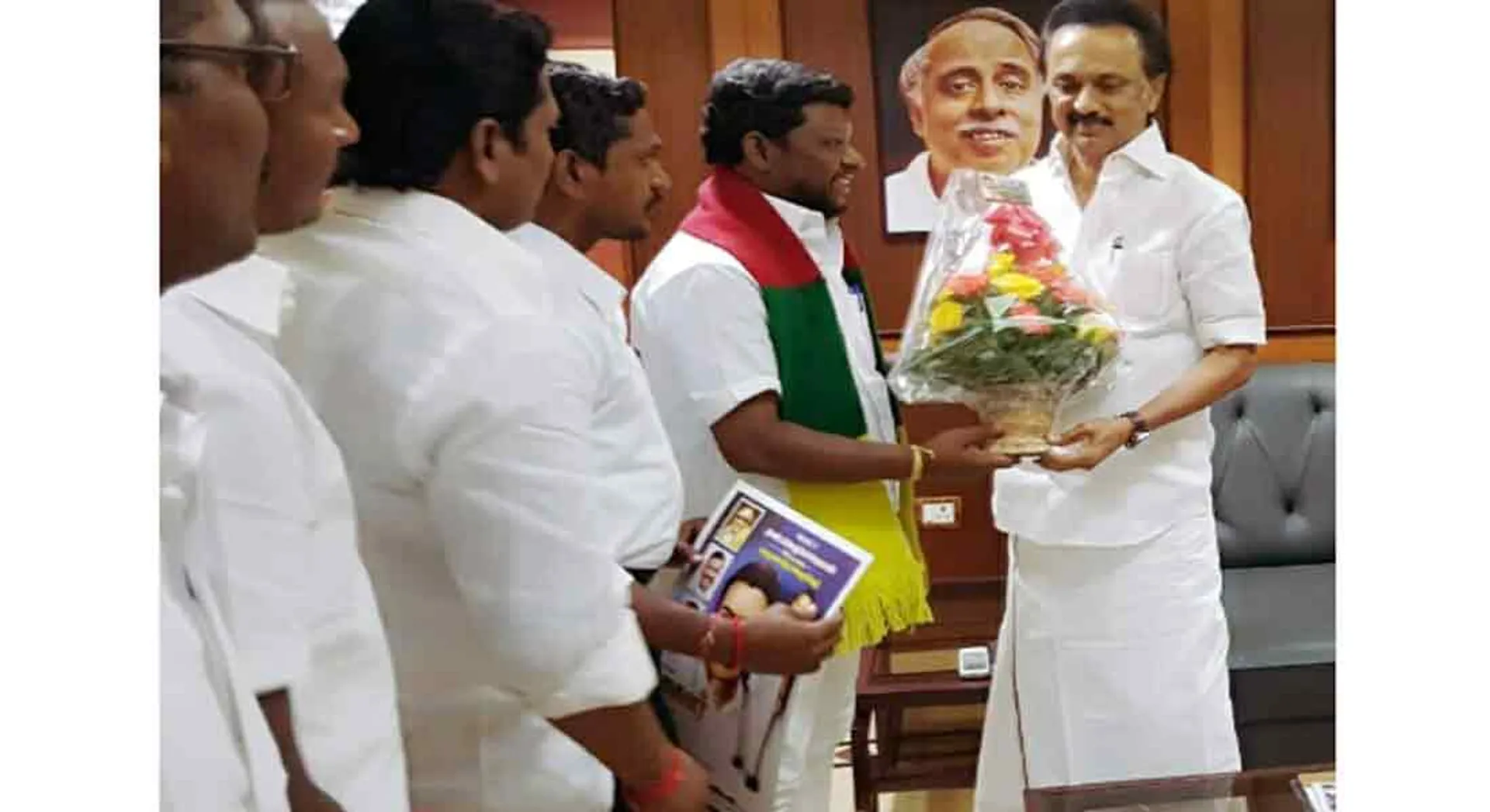  MK Stalin attends Emmanuel Sheeran's memorial for the first time