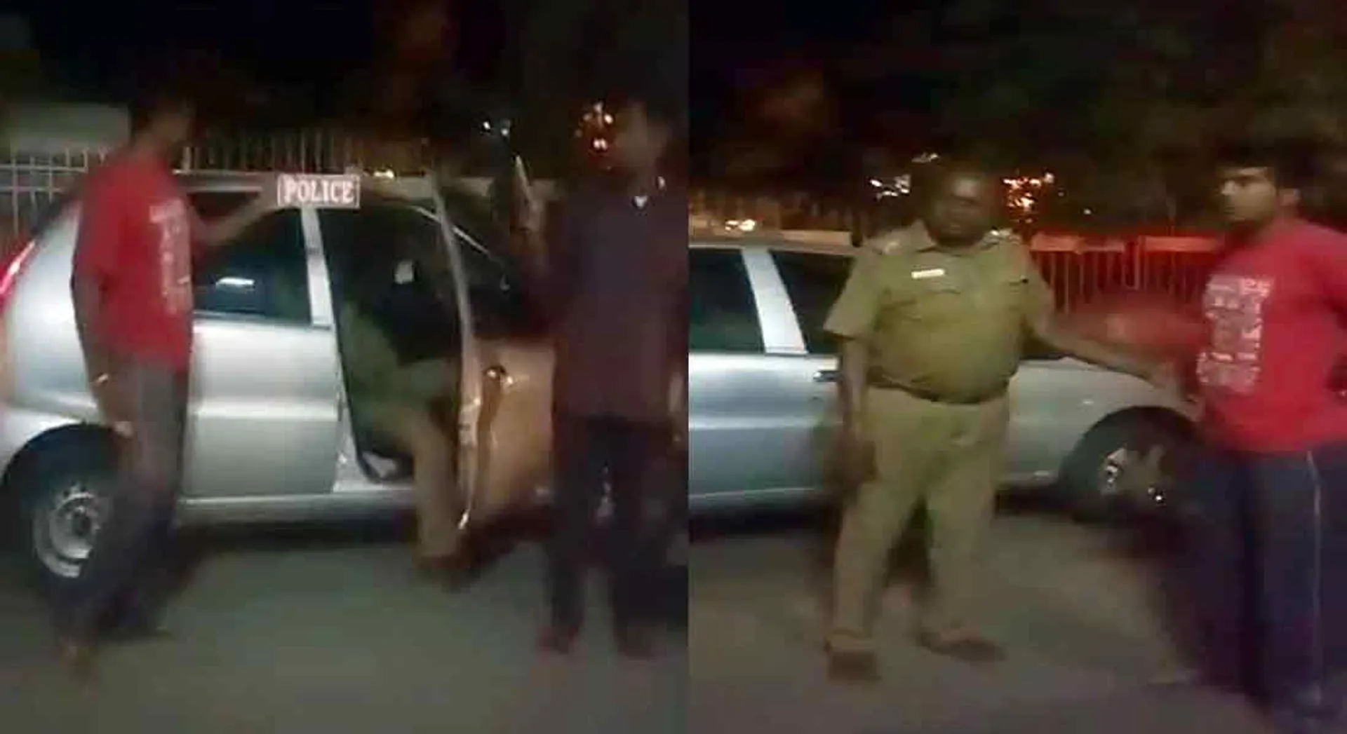 Temple profanity - then humiliated sub-inspector in public place!