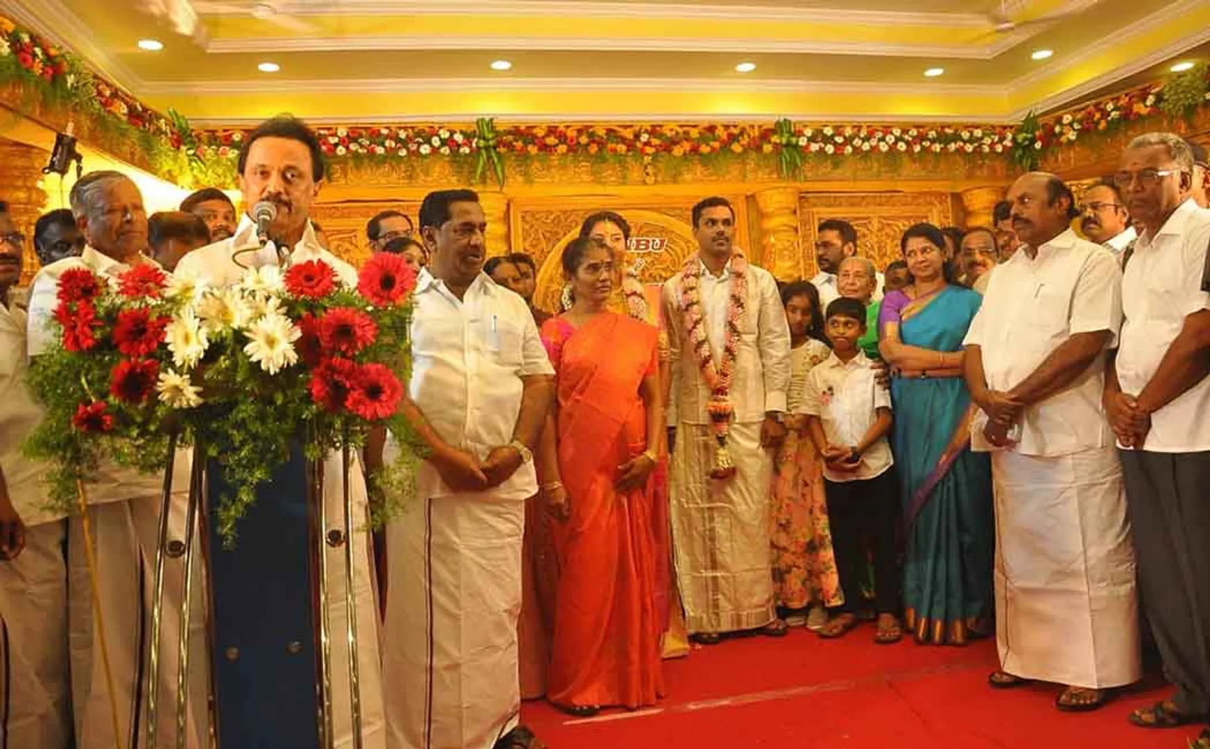 madurai dmk district secretary ko thalapathi family marriage function mk stalin 