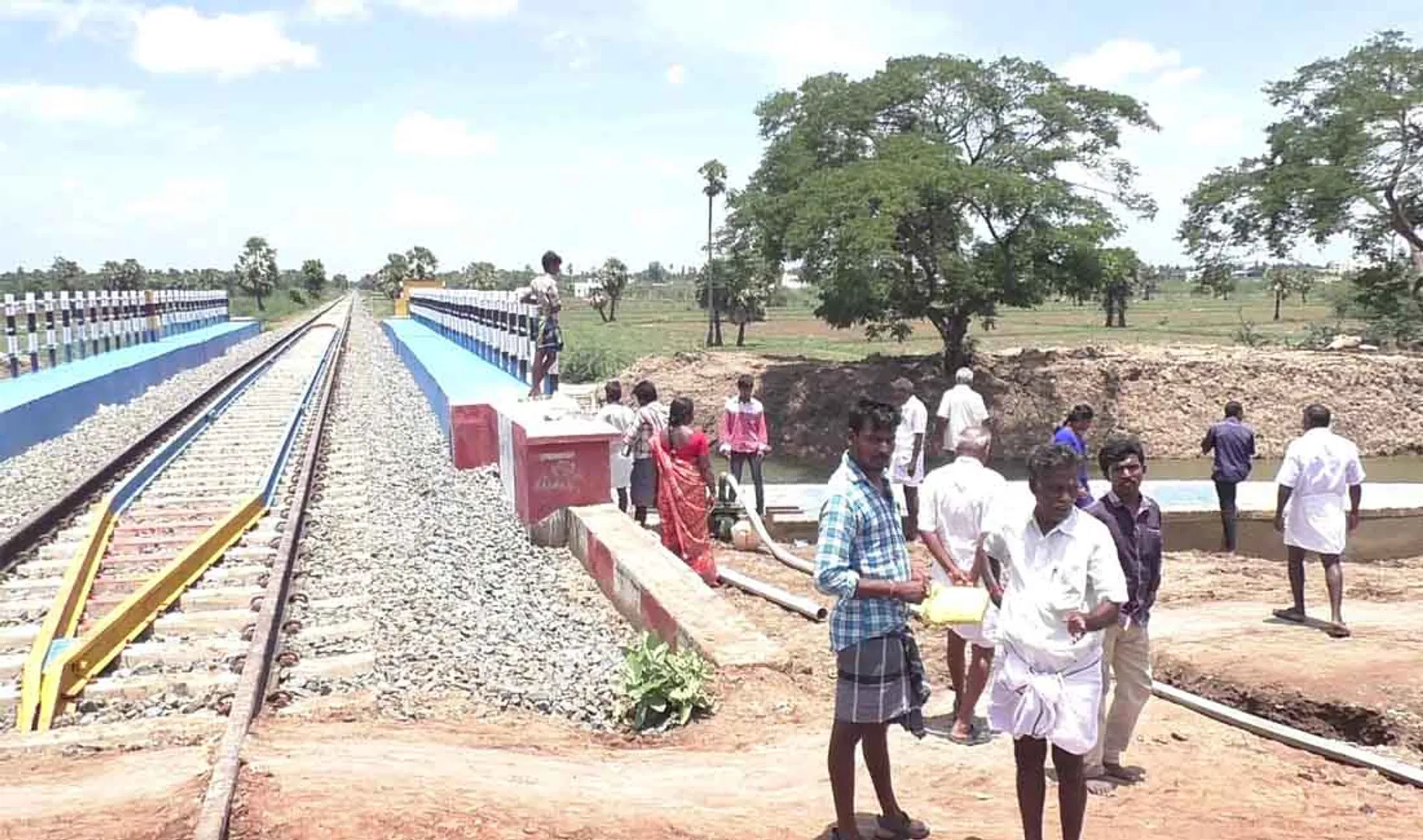railway bridge - thiruvarur 