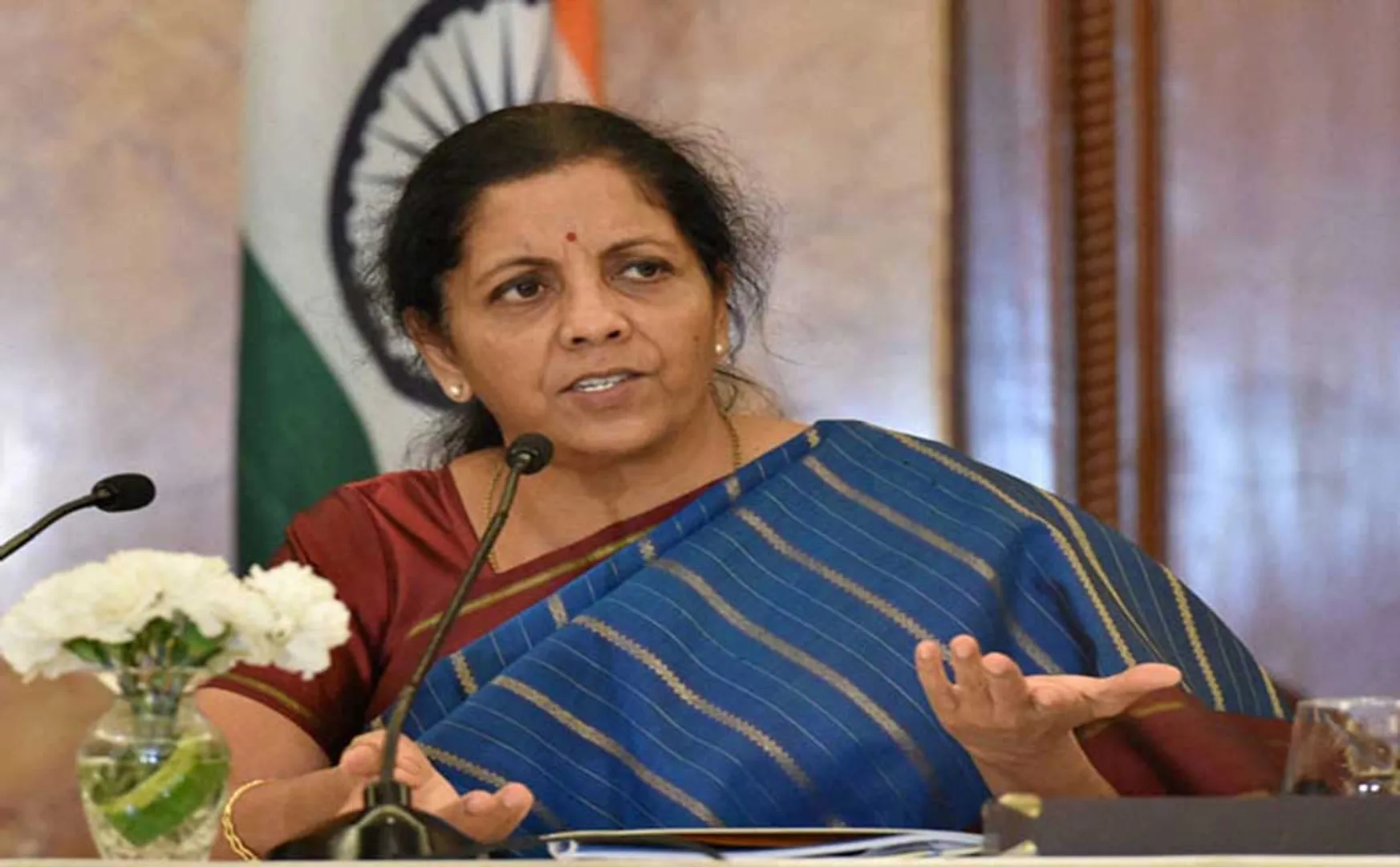 union finance minister nirmala sitharaman cancel the today press meet 