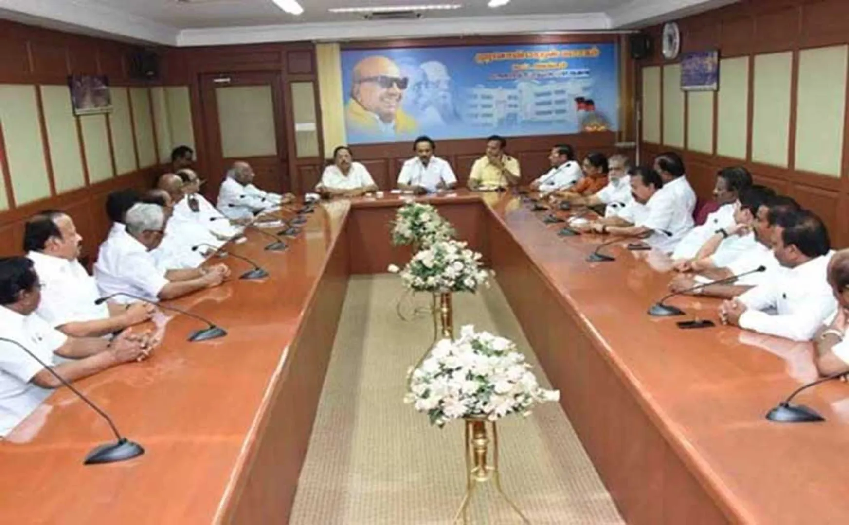  chennai anna arivalayam DMK High Action Committee Meeting Started 