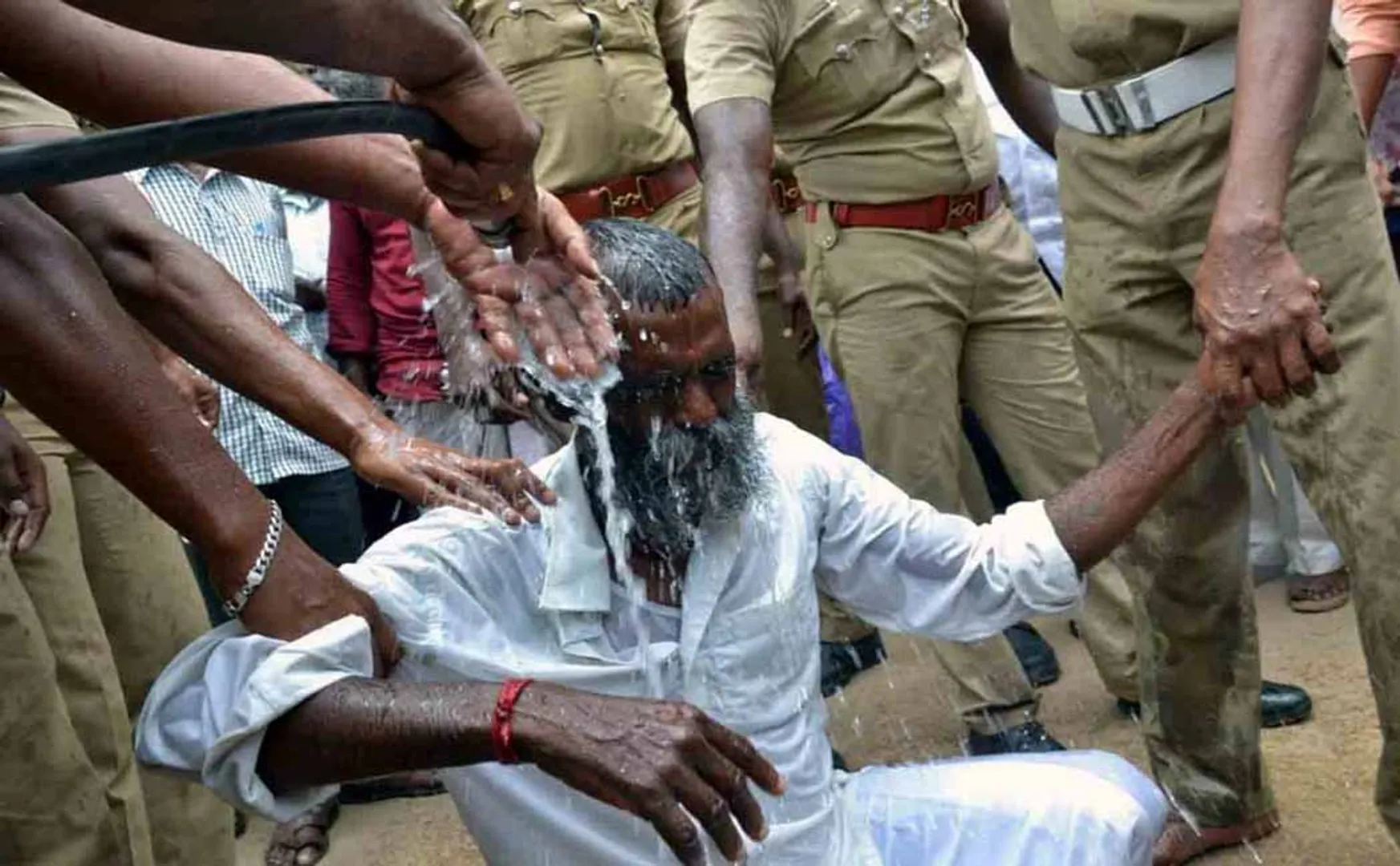 nellai collector office elderly man who tried to wrong decision