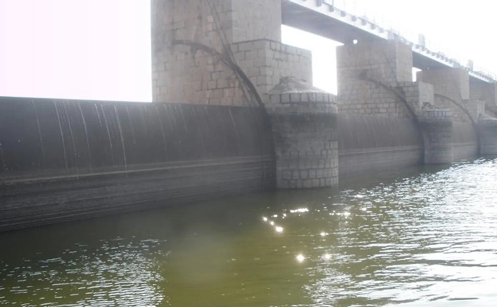 The opening of the water from the Andhra river into the Kossasthalai river