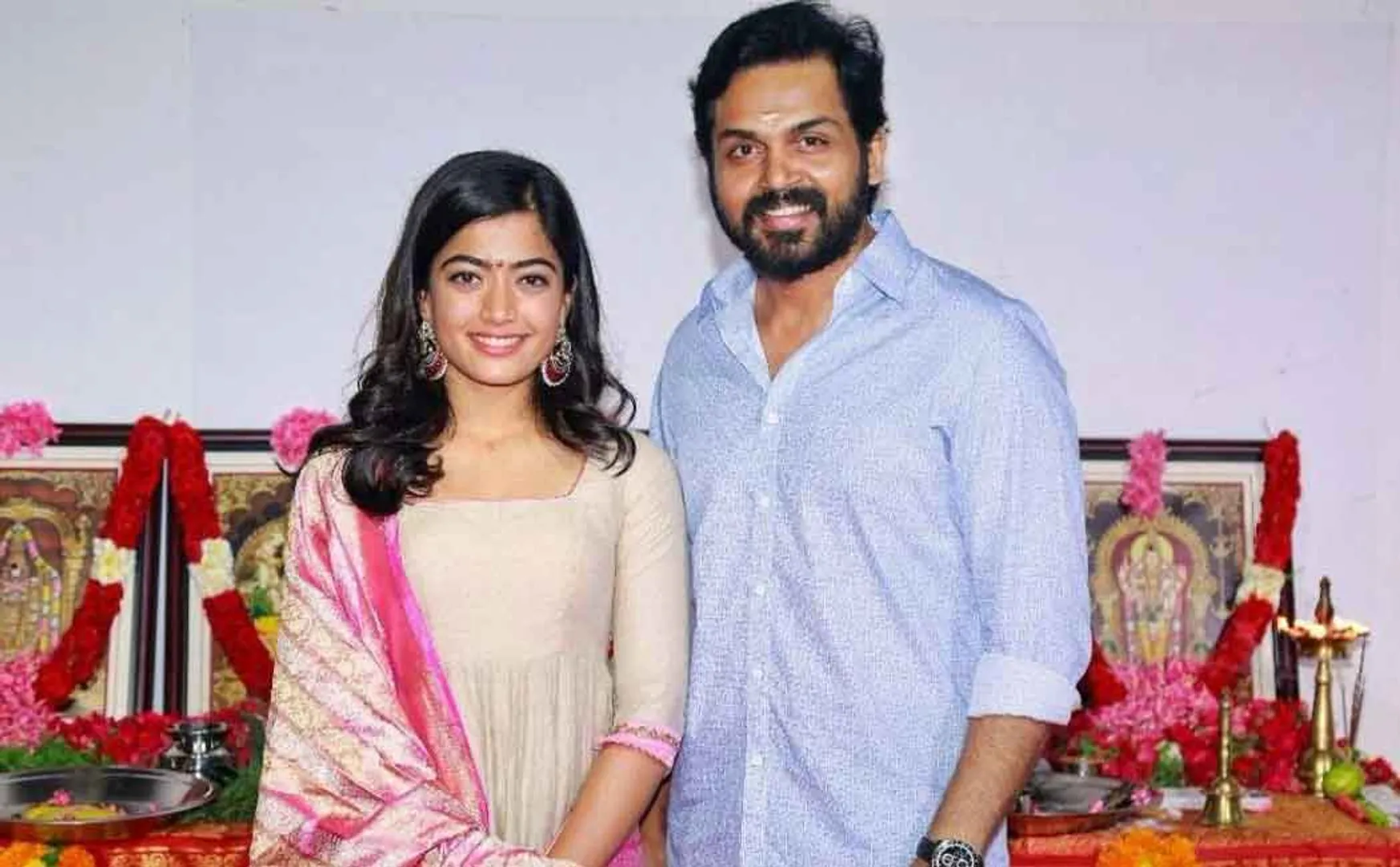 karthi with rashmika