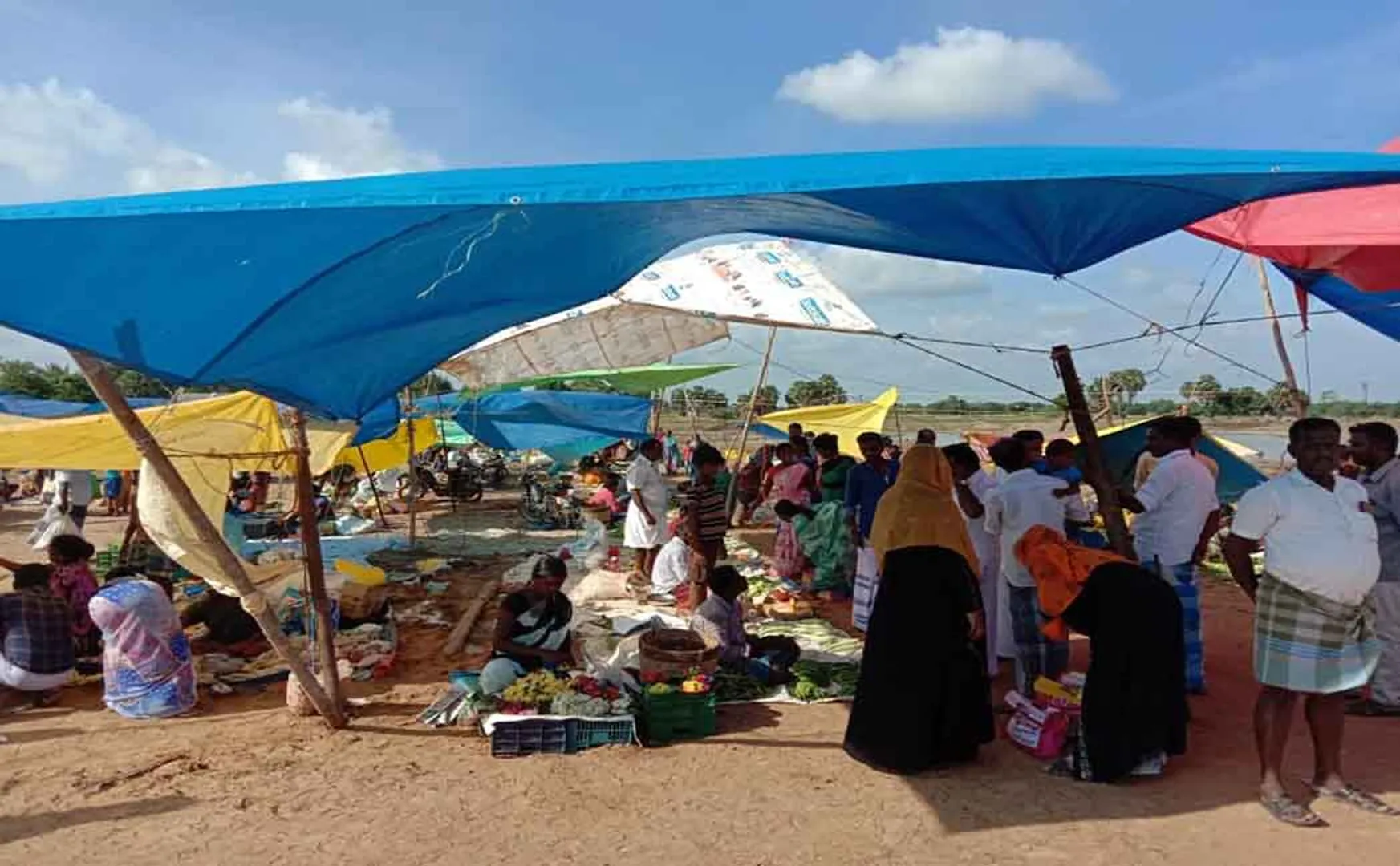 weekly market  After many years of upsetting pudukkottai 