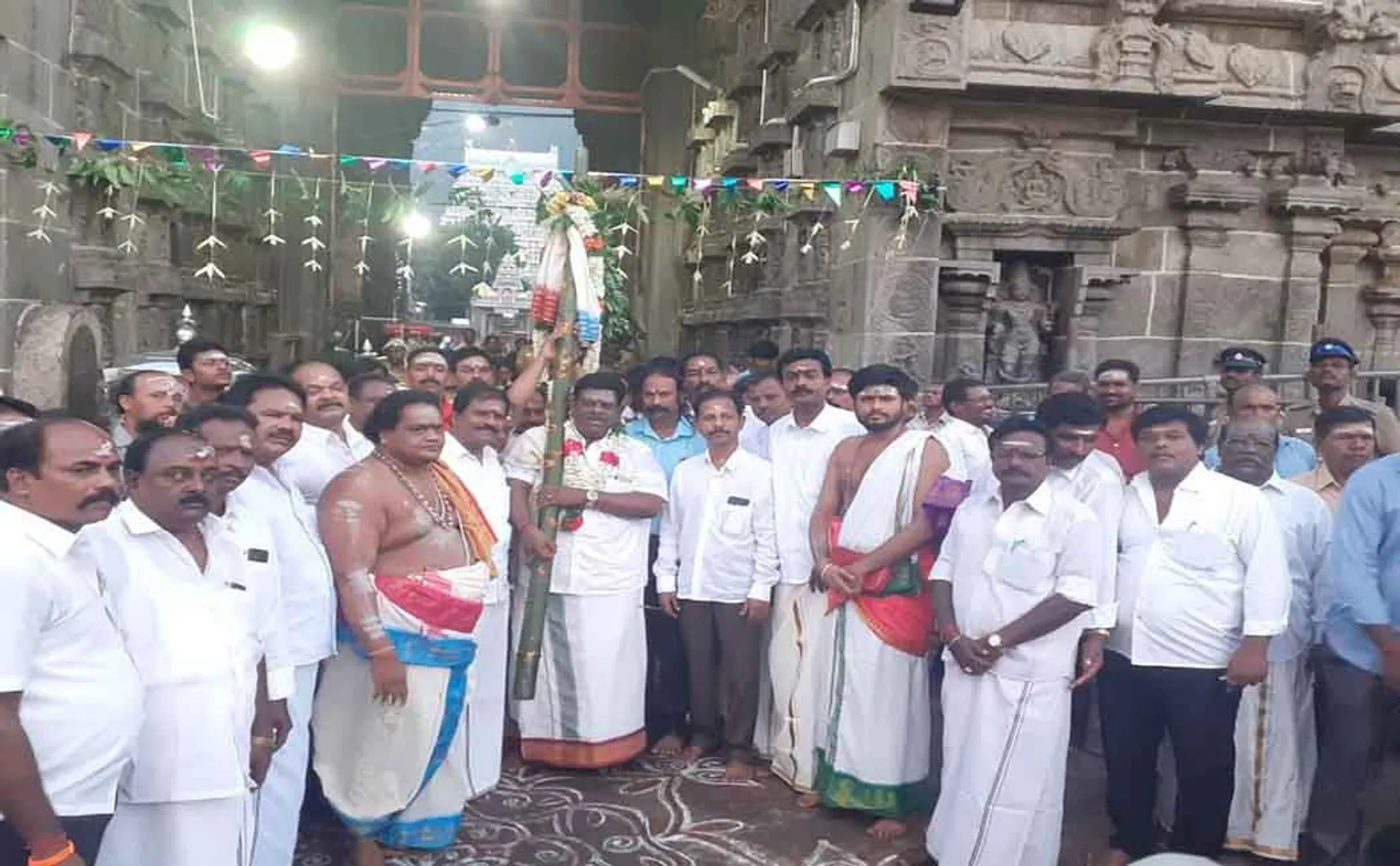 tiruvannamalai karhtikai deepam festival working start for today 