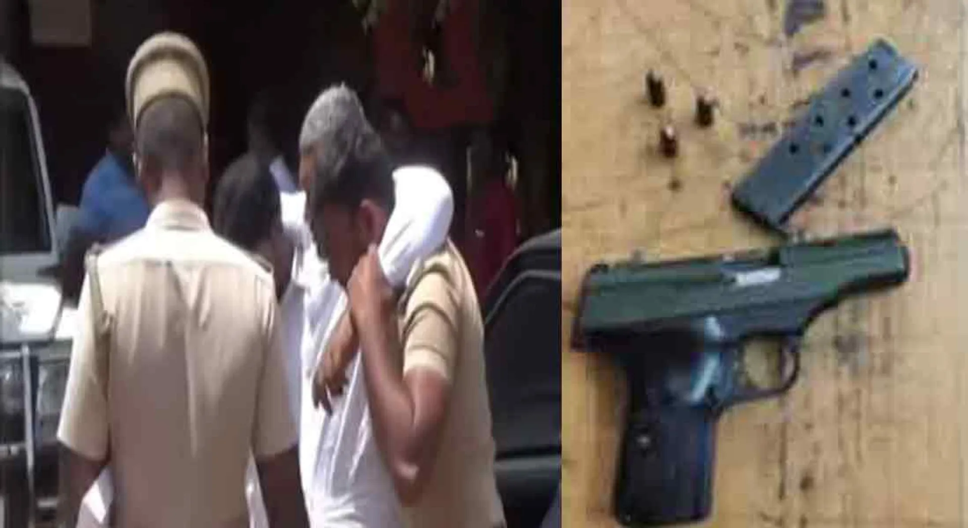 Ramanathan arrested for try to shoot policeman