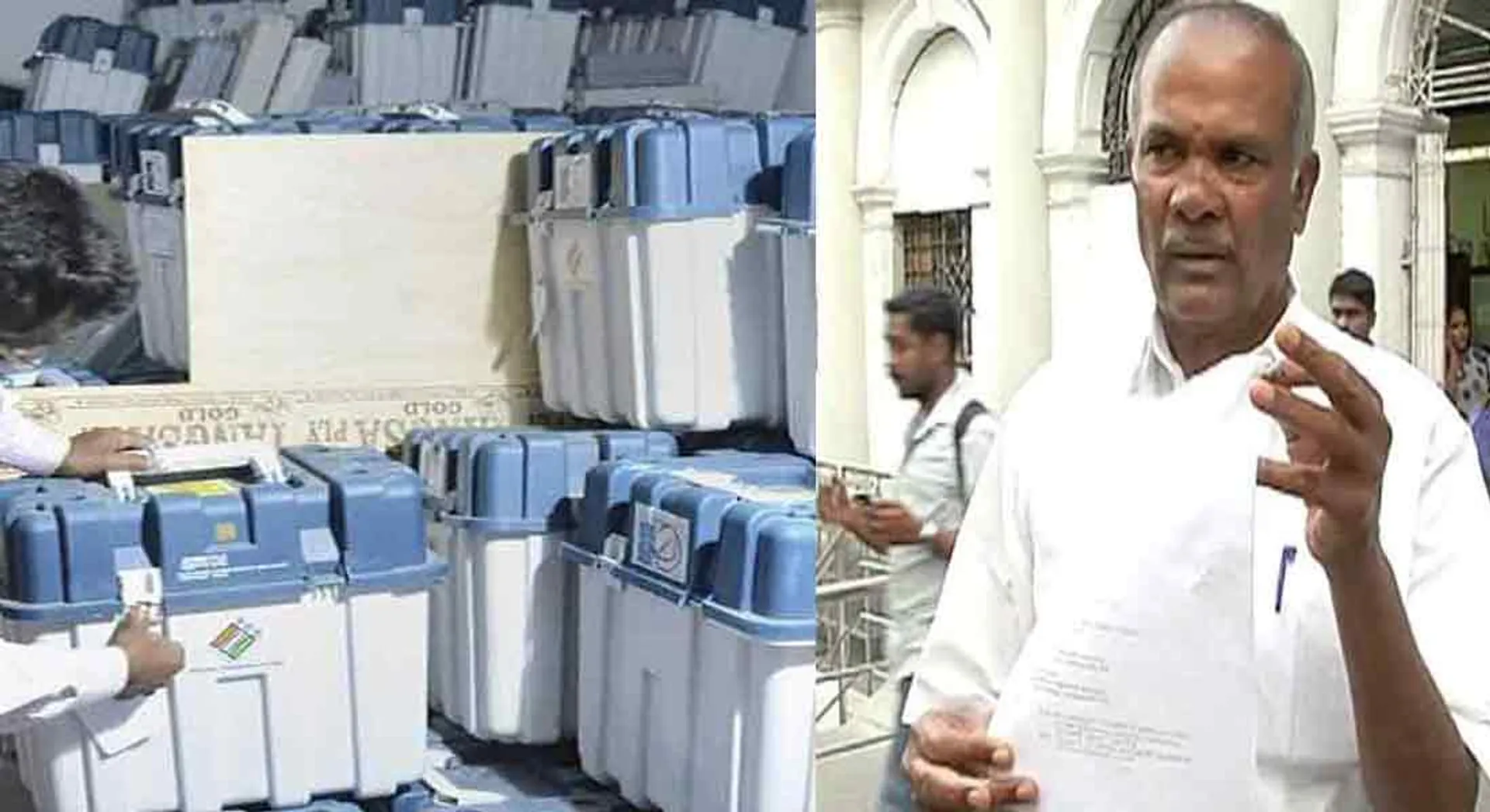 Radhapuram Re-Count ... Postal Ballot Collection in the presence of Collector