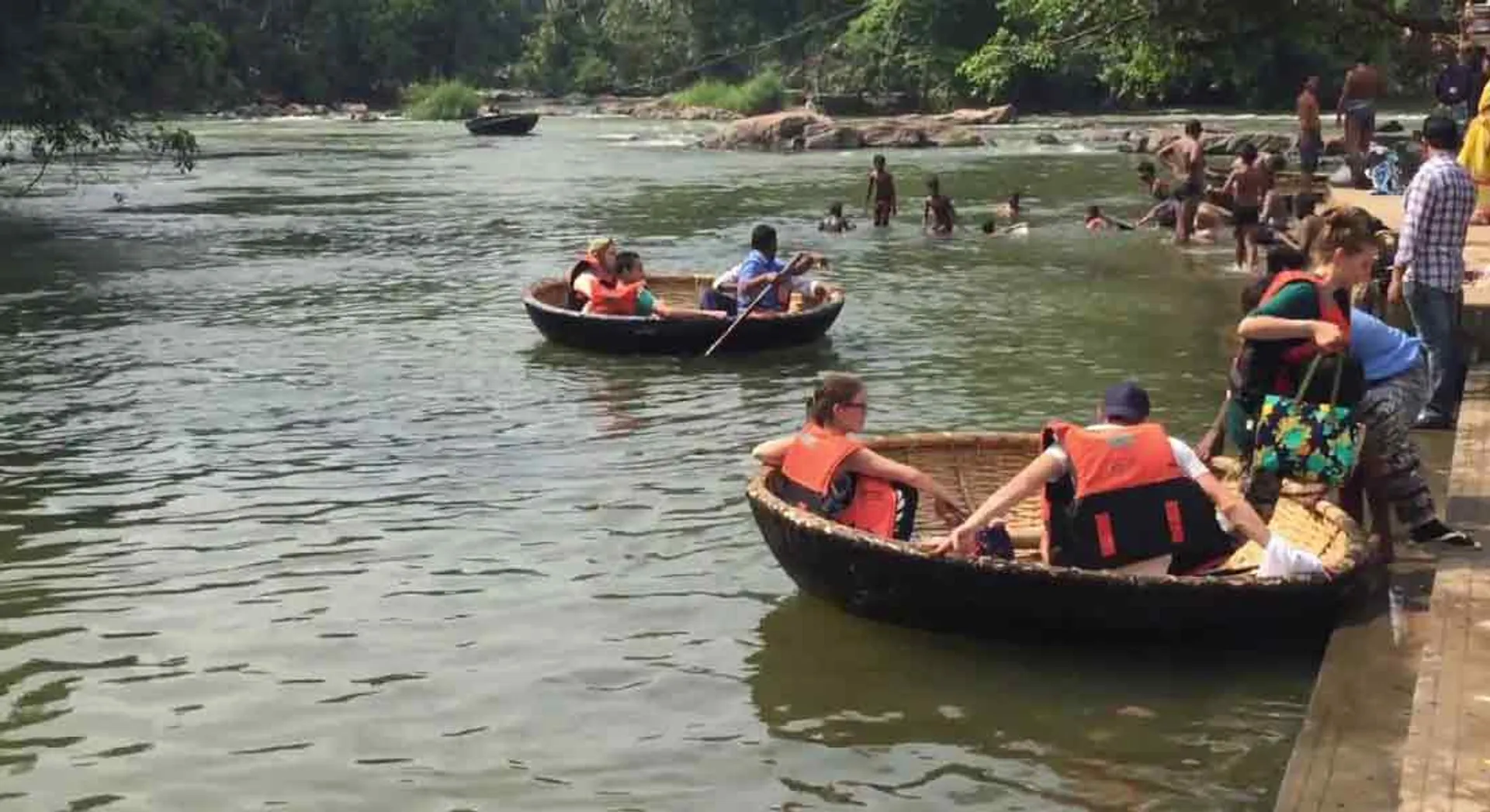 Allowed to run the boat at Okenakkal Kaveri! Tourists rejoice!