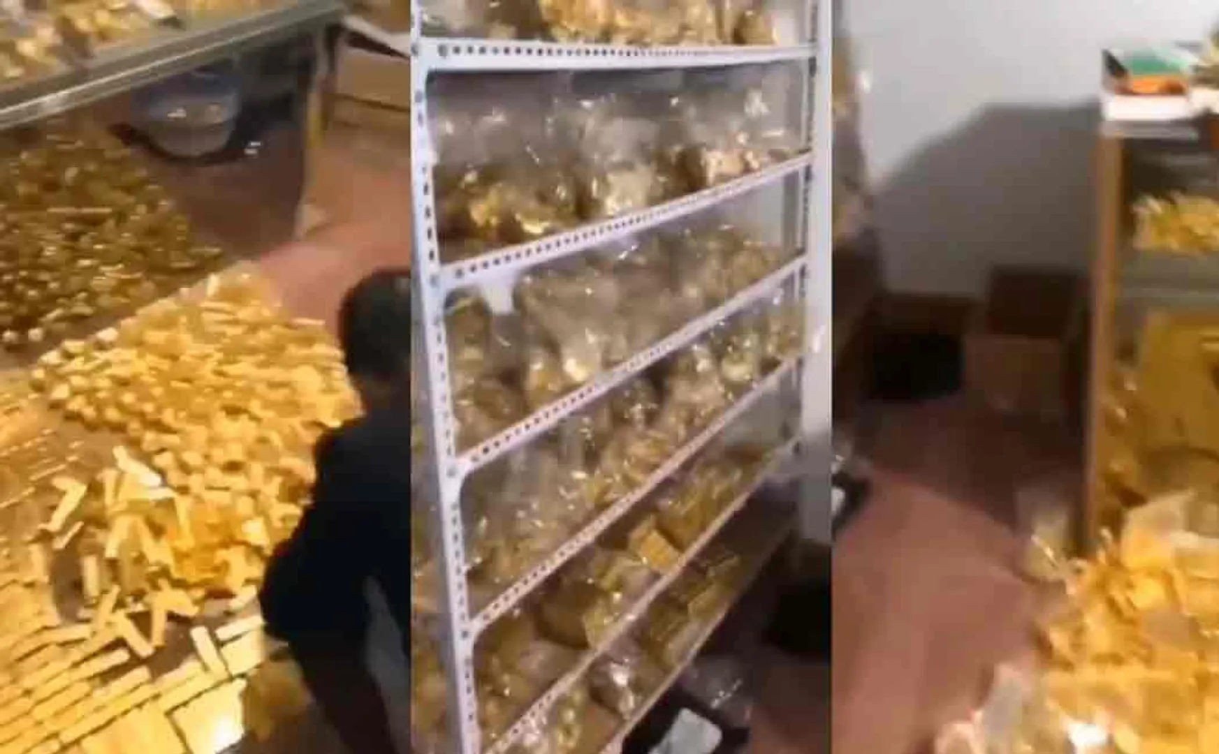 tons of gold seized from a chinese man