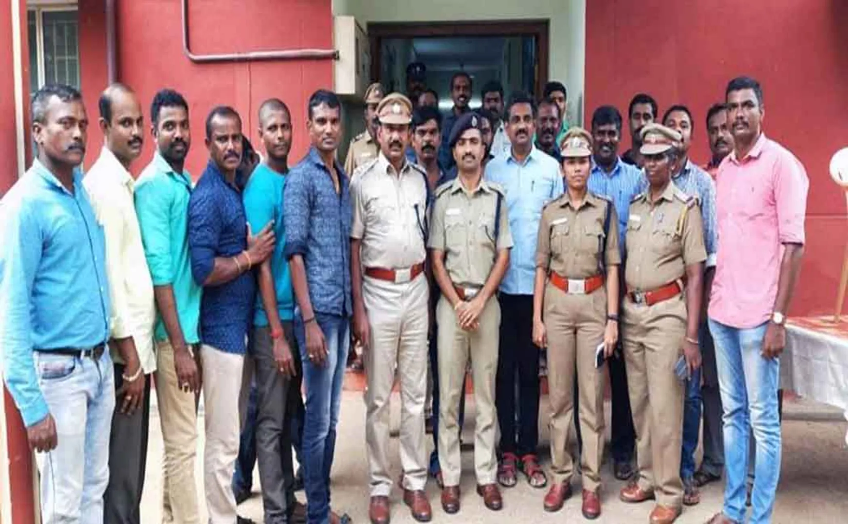  Award couple    The attackers arrested. nellai district 