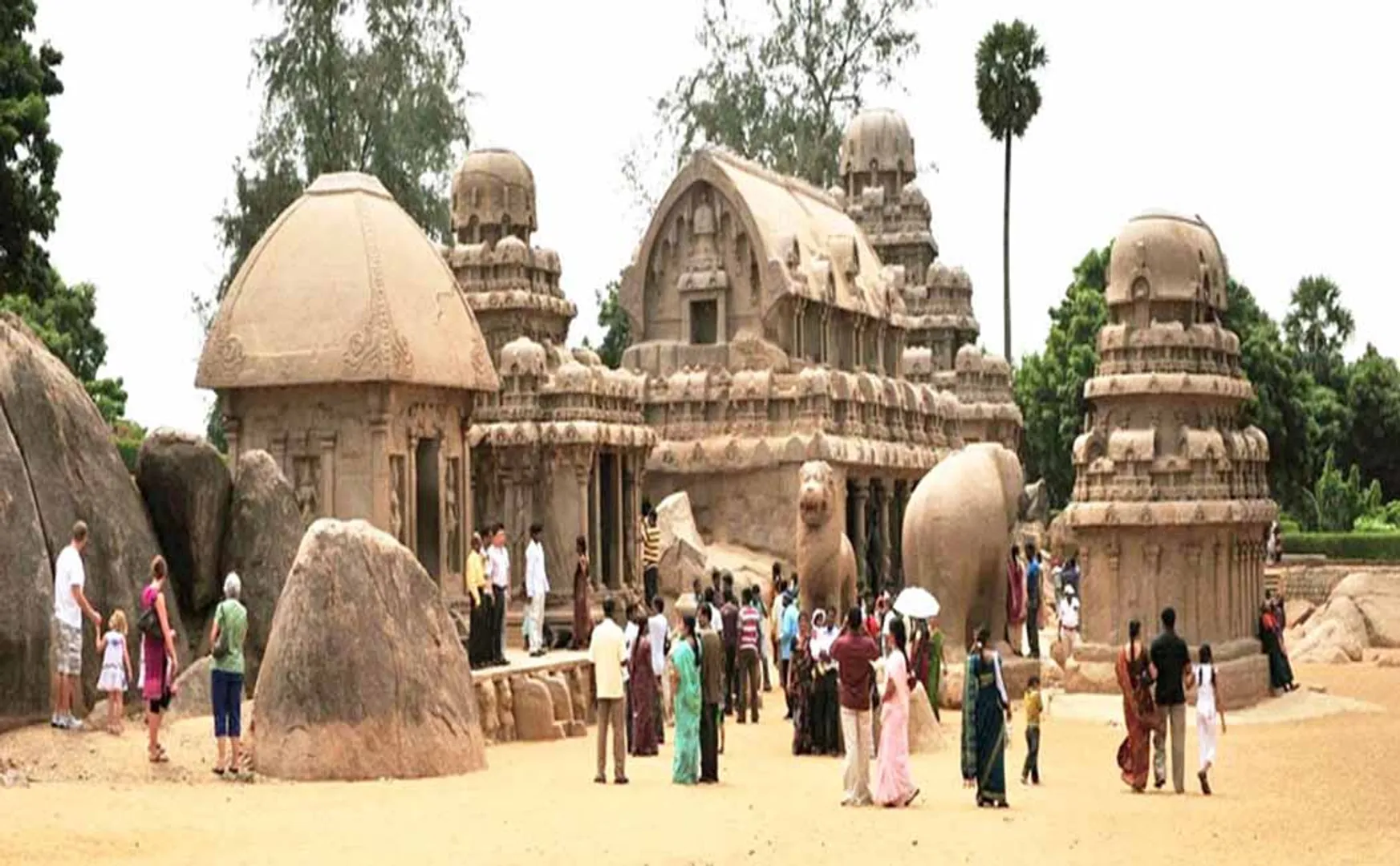  Tourist places in and around Mamallapuram blocked