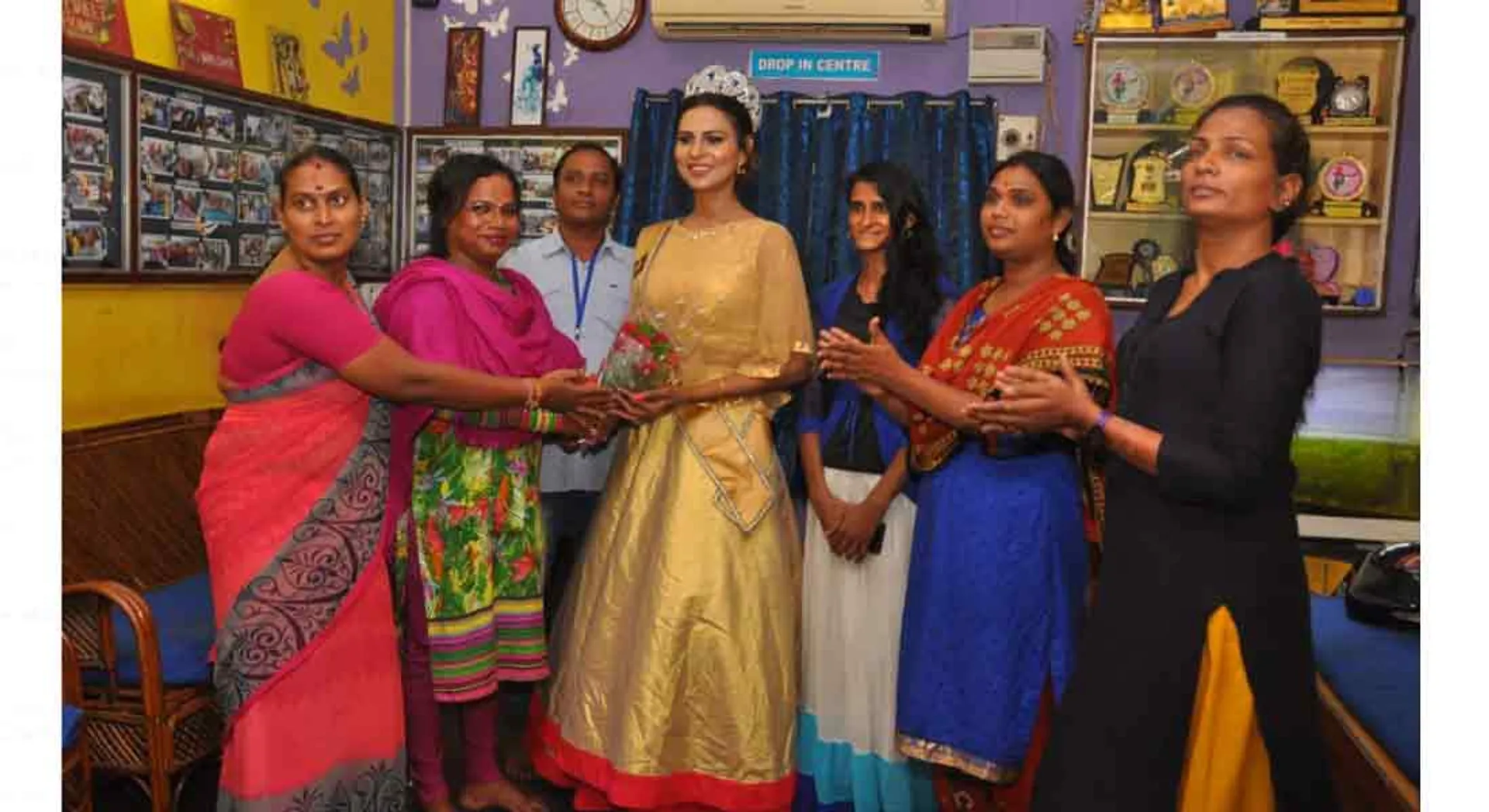 tamil transgender Participated in the Tamil beauty competition  