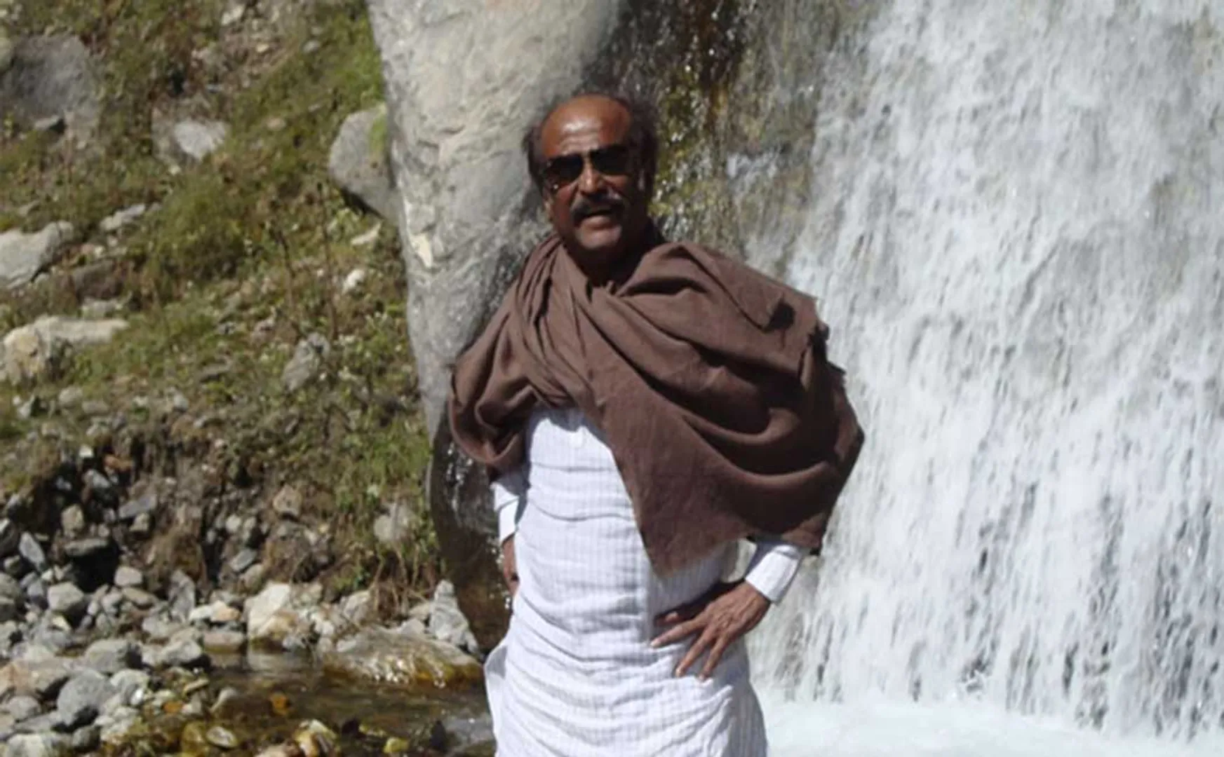 ACTOR RAJINIKANTH ARRIVE AT UTTARAKHAND  STATE 