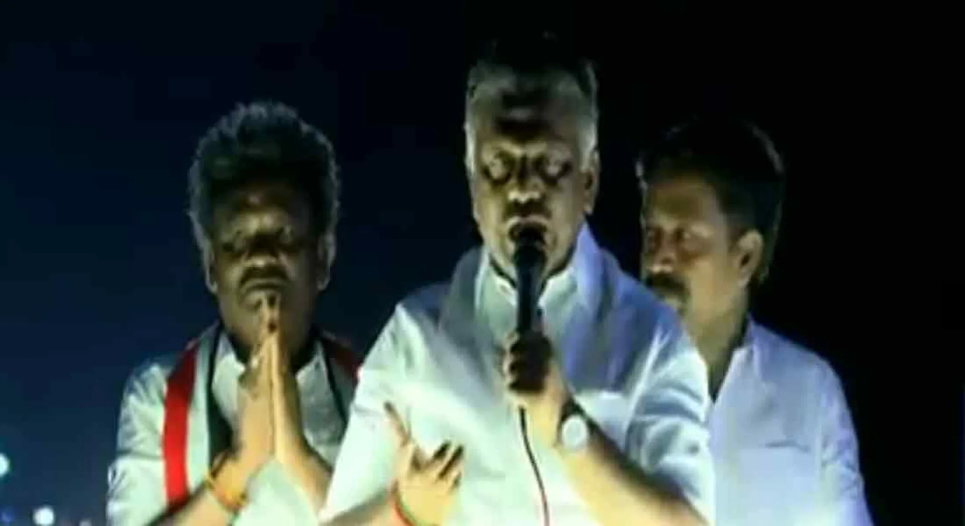 ops election campaign in vikkiravandi 