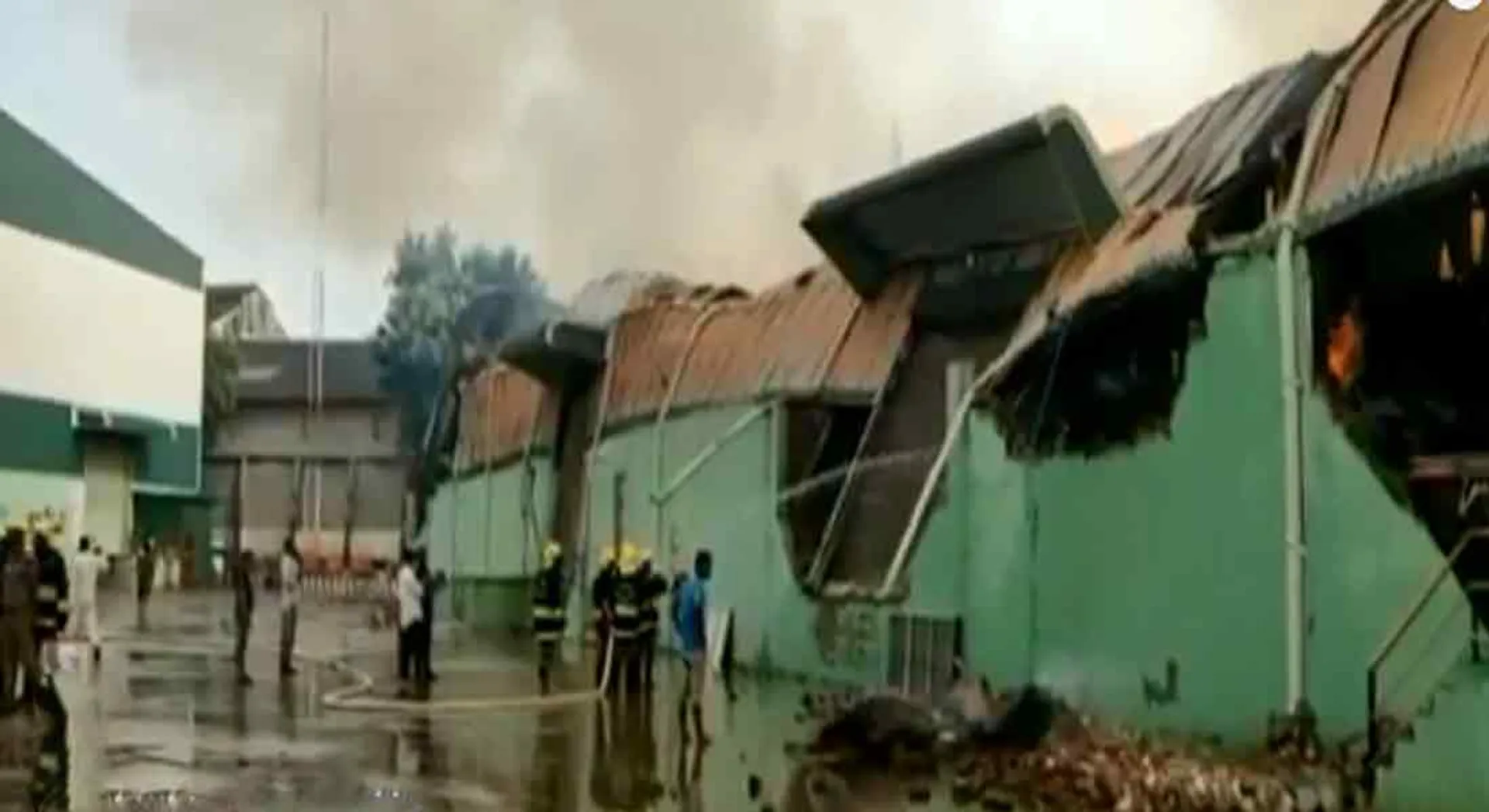  Cigarette warehouse fire at Cholavaram