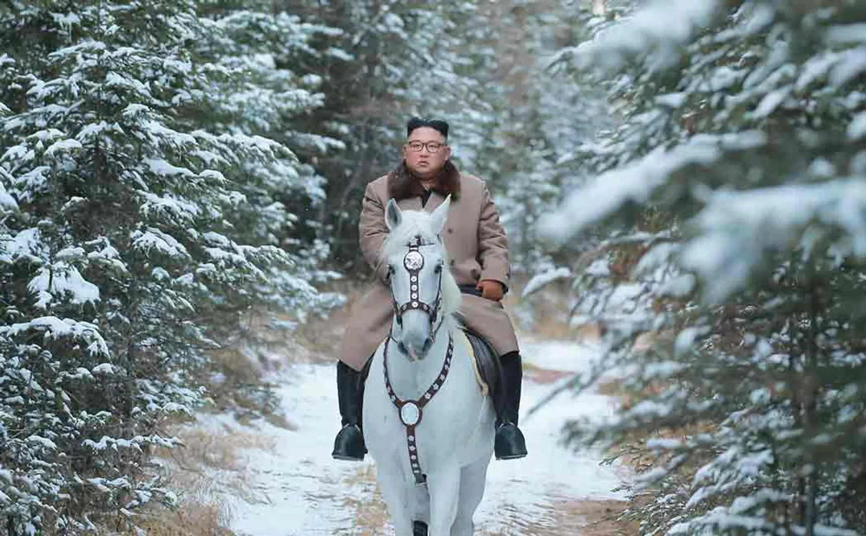 kim jong un horse ride