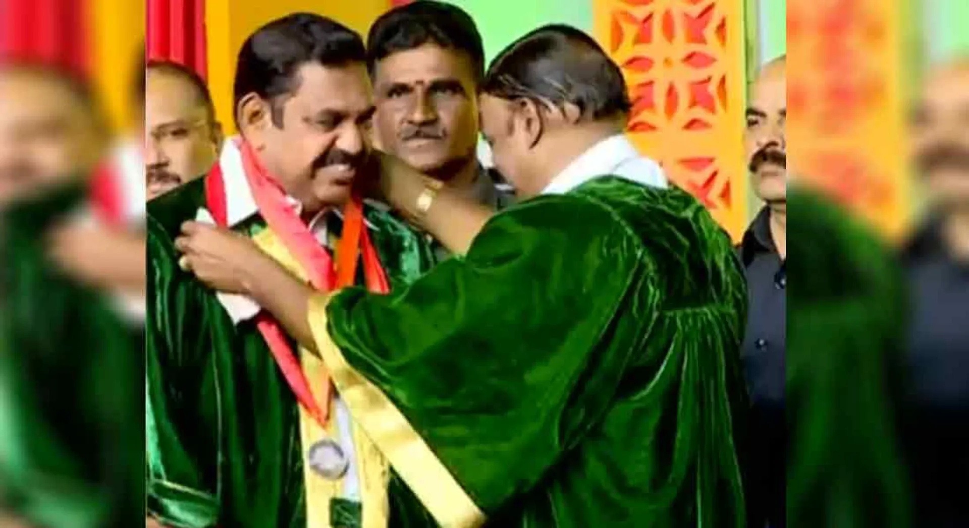  Honorary Doctorate for Chief Minister Edappadi Palanisamy