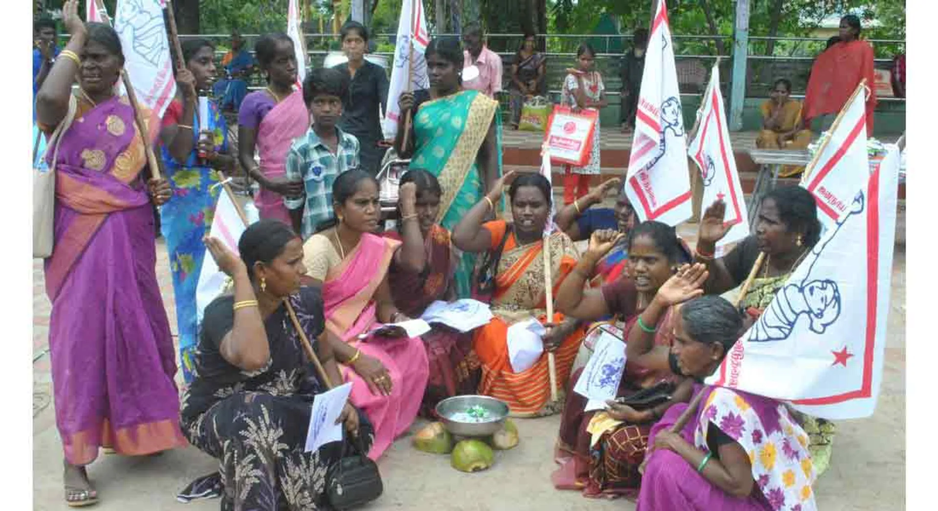  women Association's protest 