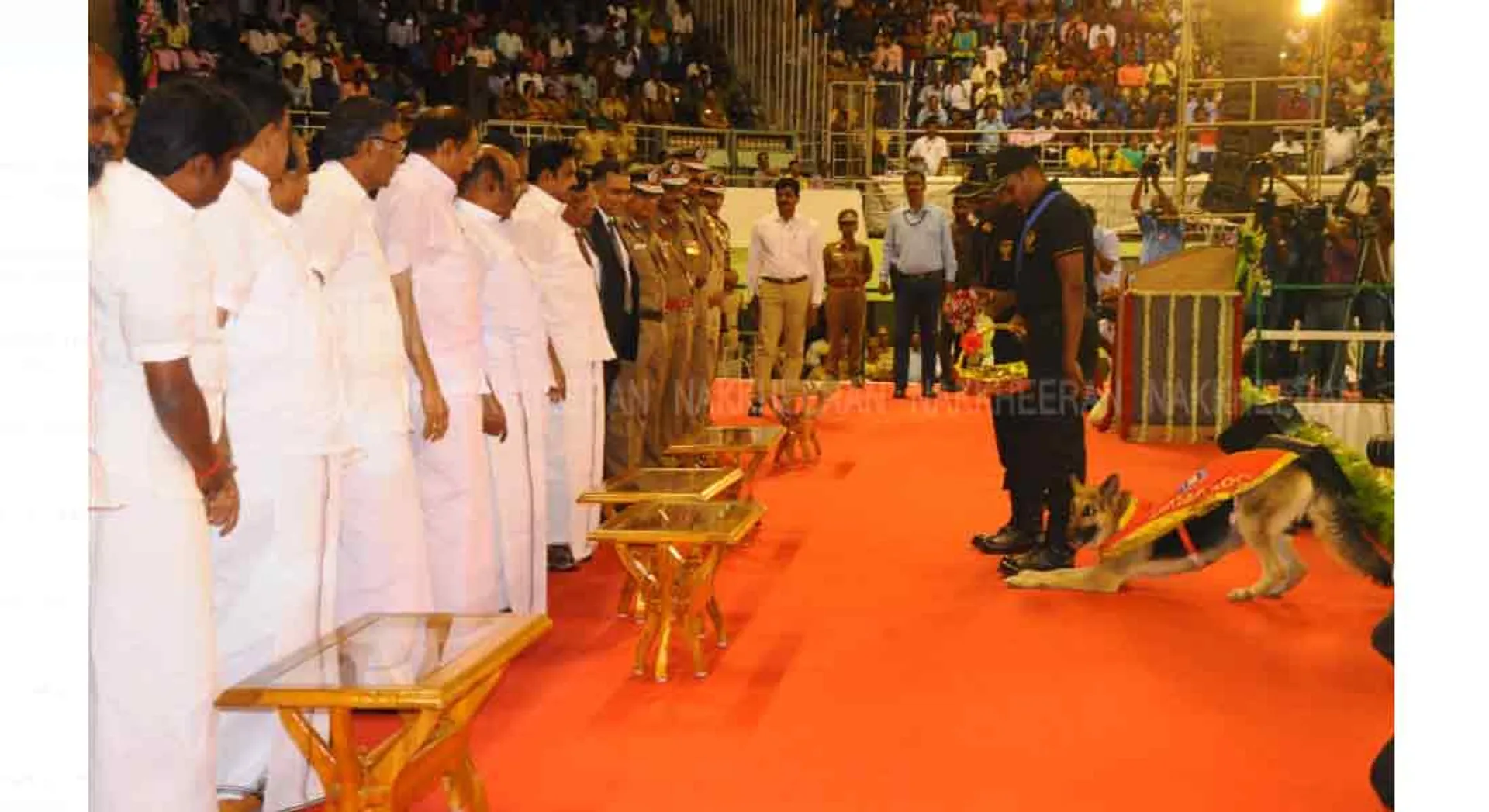  Medal ceremony for the police