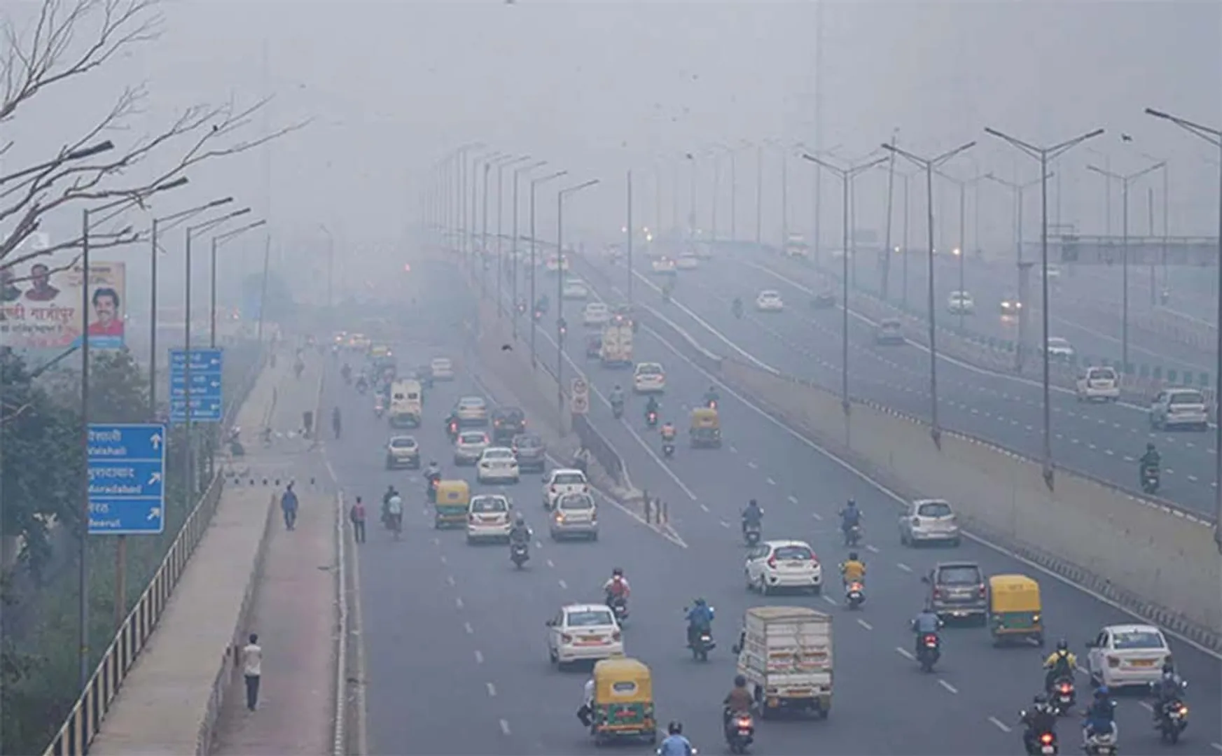 DELHI AIR POLLUTION CONTINUE RAISED PEOPLES SHOCK 