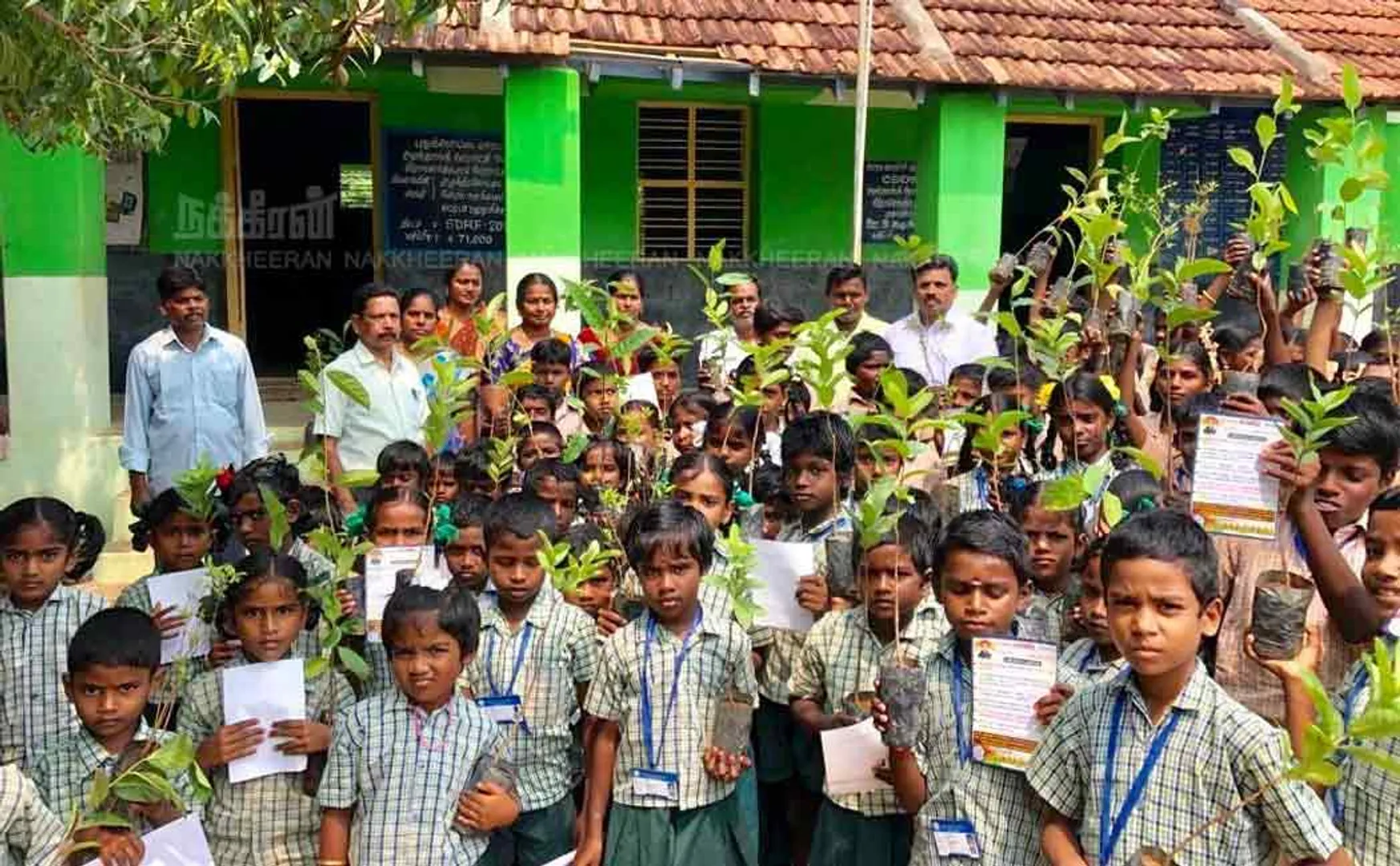 tree plantation in puthukottai on rememberance of surjith